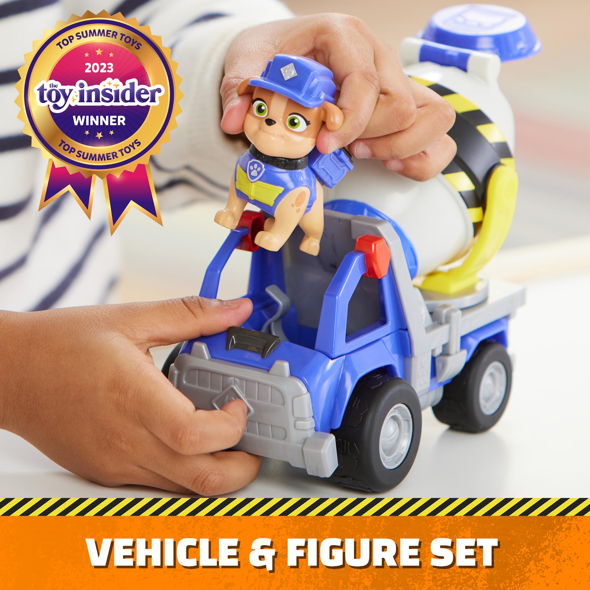 Rubble & Crew Core Construction Vehicle - Mix's Authentic Cement Mixer
