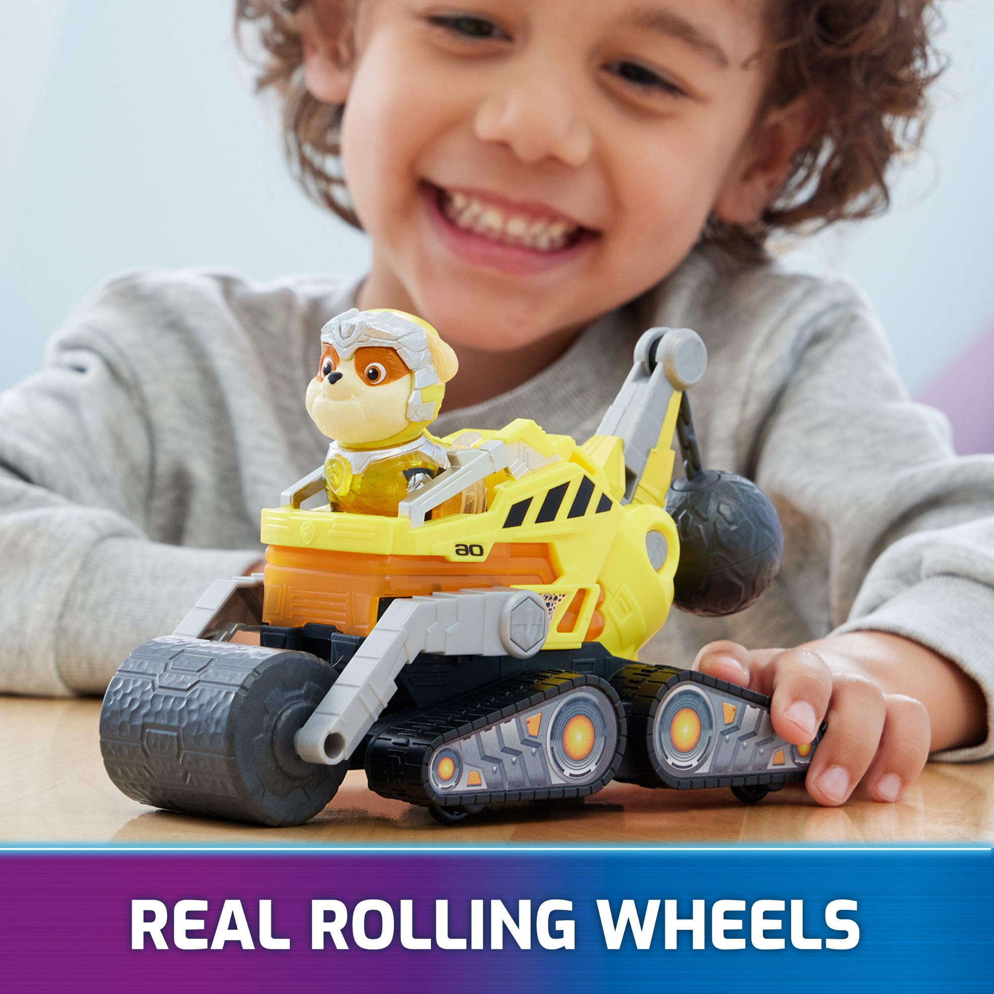 Hot! PAW Patrol The Mighty Movie Rubble's Rescue Vehicle