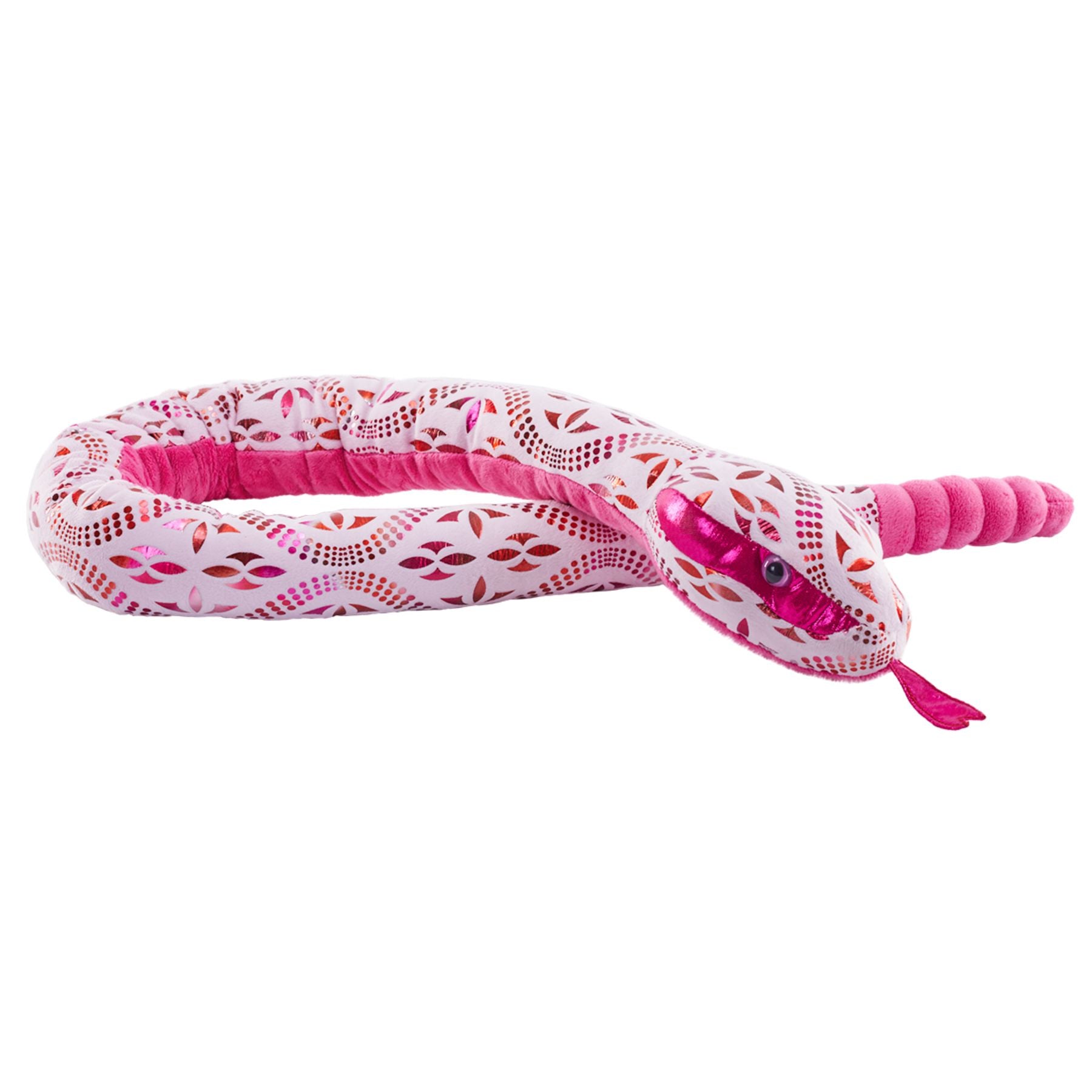 Hot Sale! Wild Republic 54-Inch Foilkins Pink Blossom Snake Plush Toy