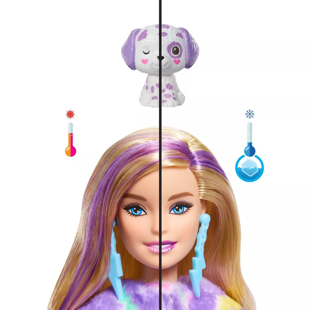 Hot! Barbie Cutie Reveal Dalmatian Doll - 10 Surprises!