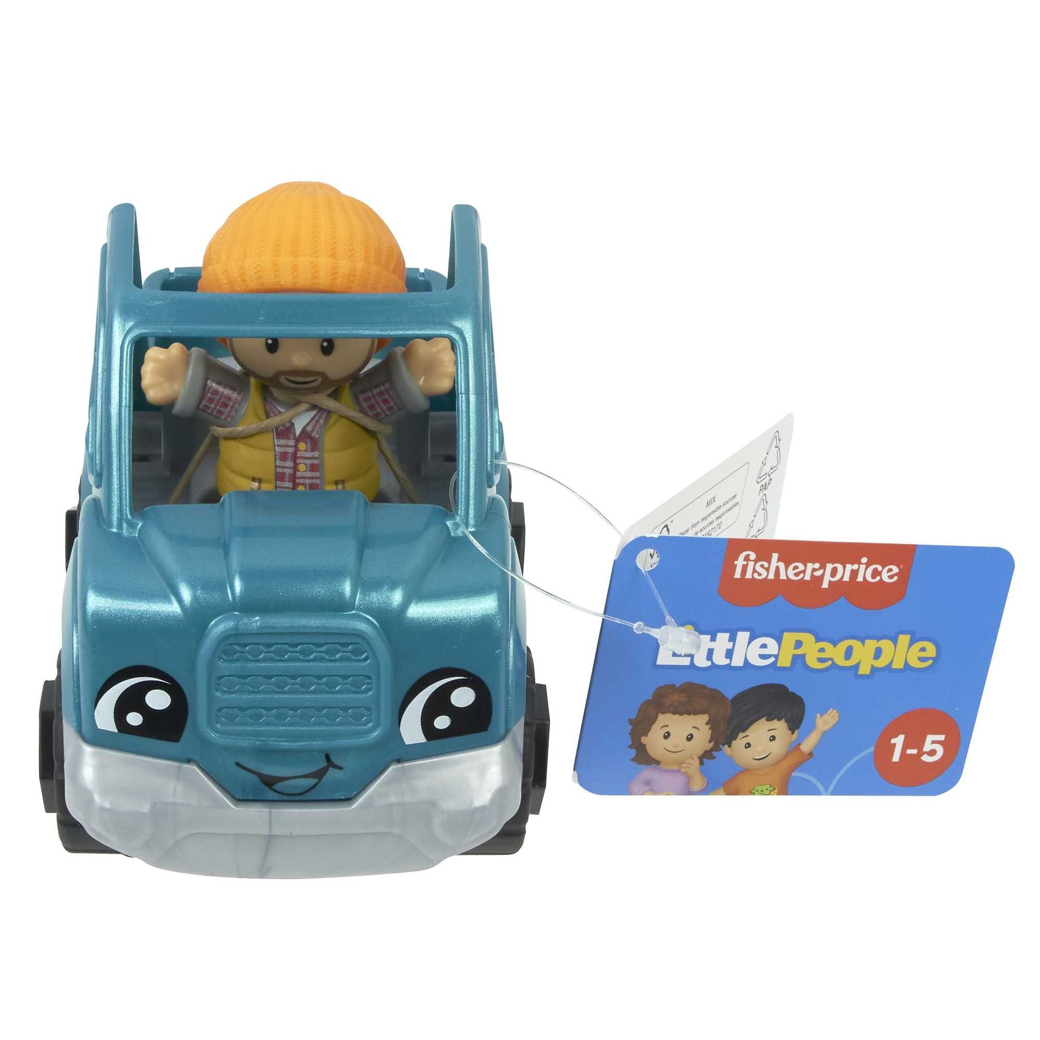 Fisher-Price Little People Push - Along Pick - Up Truck for Imaginative Play