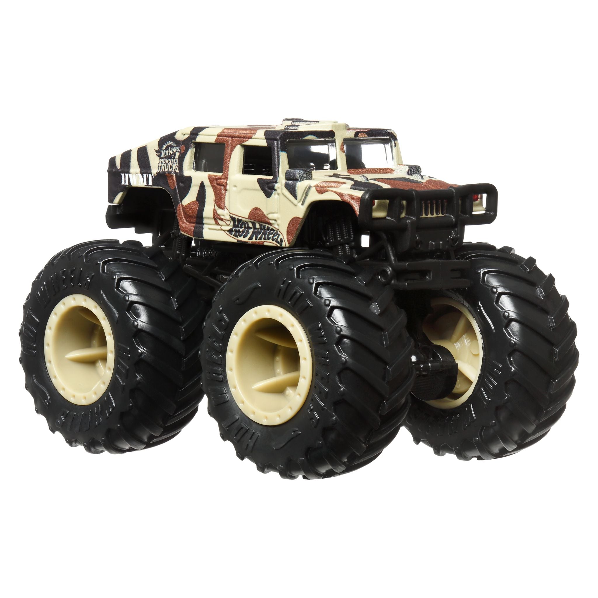 Hot Wheels 1:64 Scale Monster Trucks Alarm Squad 4-Pack - Ideal Gift for Kids