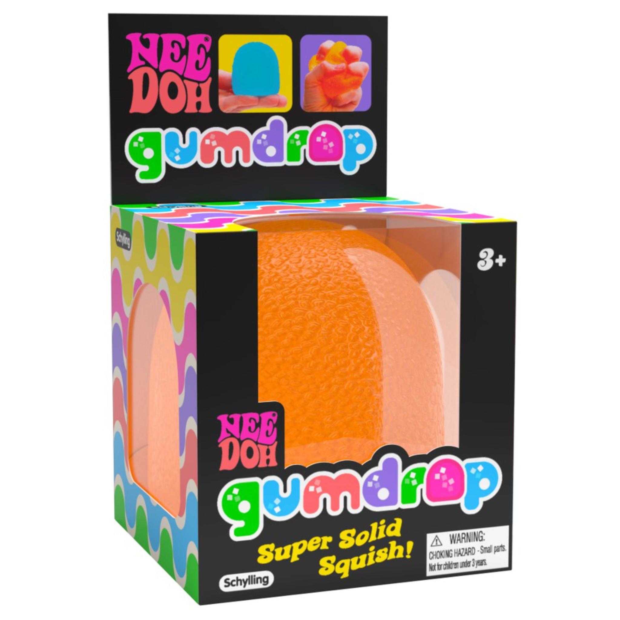 Schylling Assorted Styles Gumdrop NeeDoh - Fun Sensory Toy for All Ages