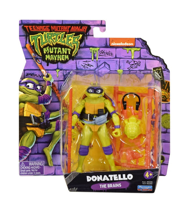 Teenage Mutant Ninja Turtles: Mutant Mayhem - 4.5-Inch Highly Detailed Donatello Basic Figure