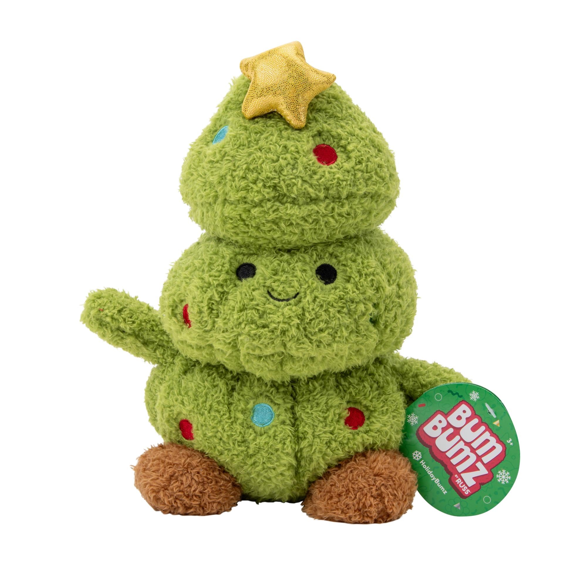 Hot Deal! 7.5-Inch Bumbumz Holiday Plush - Fancy Tree Tricia