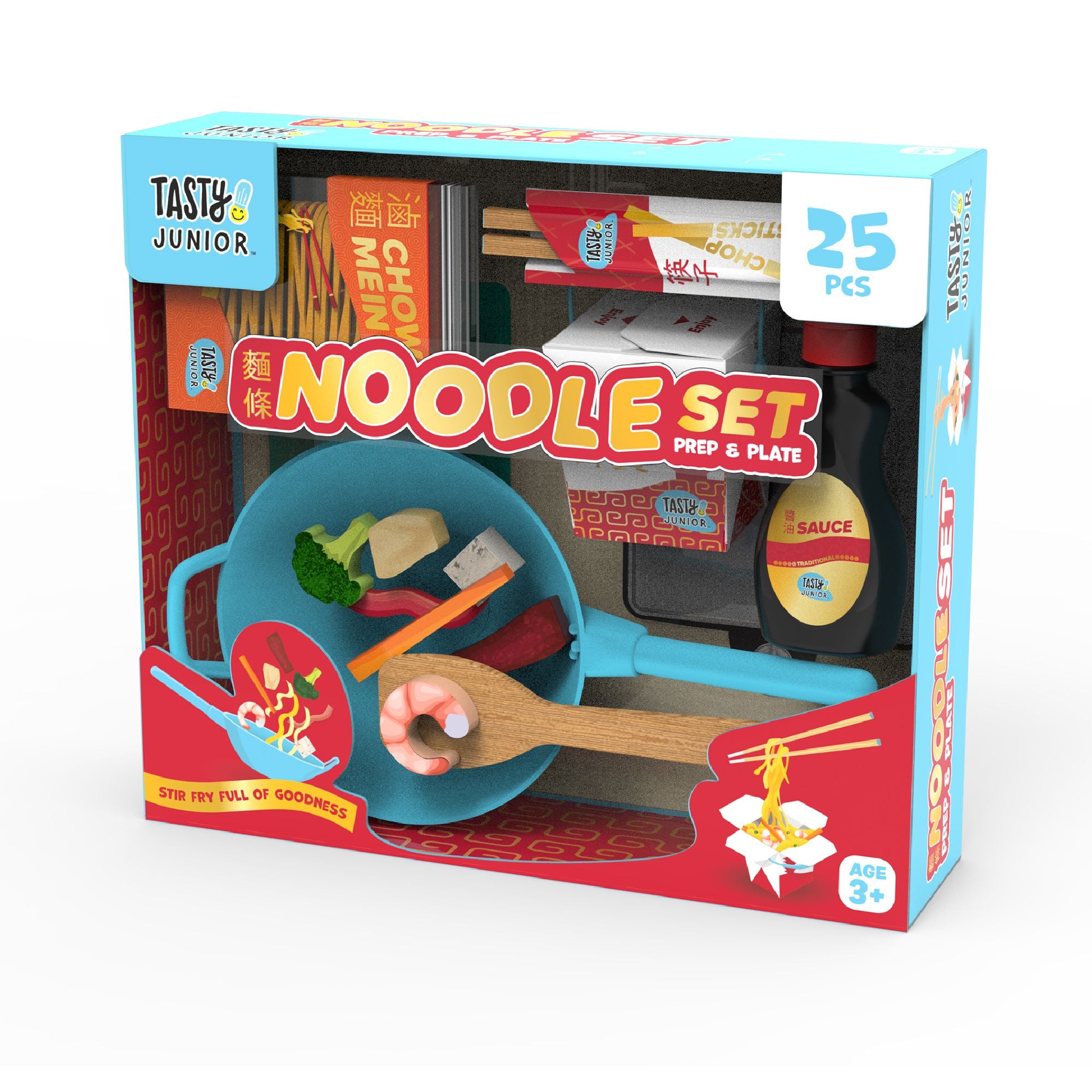 Delicious 25 - Piece Junior Noodles Preparation and Serving Set