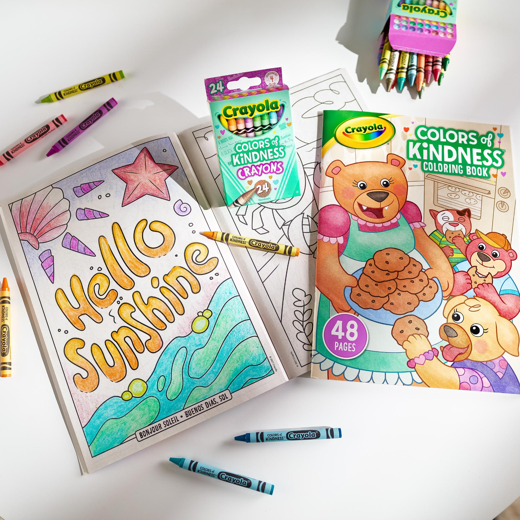 Crayola 48-Page Coloring Book: Colors of Kindness - Ideal Gift for All Ages