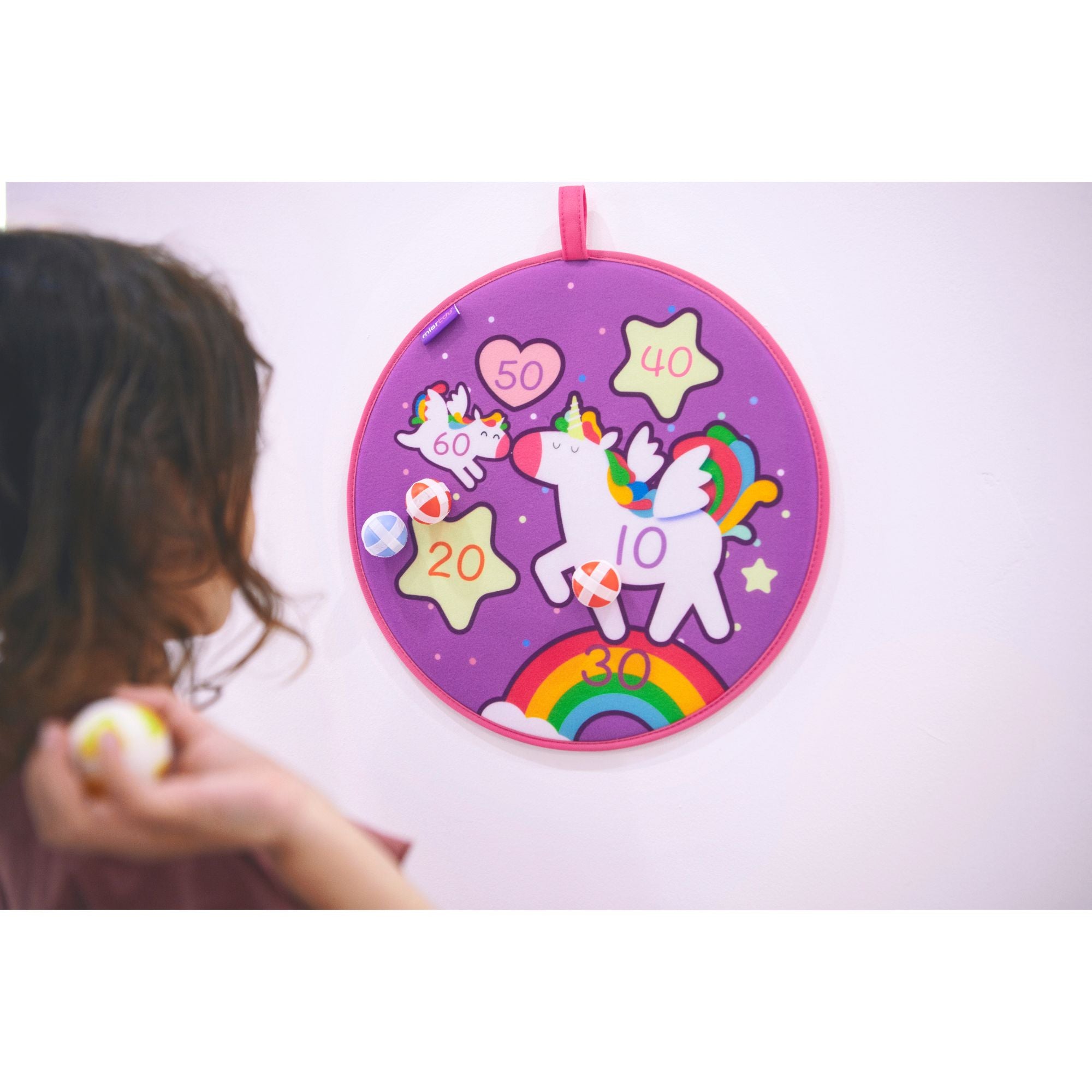 MierEdu Magic Unicorn Dartboard Game - Ideal for Kids!