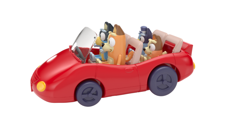 Bluey Series 9: Exclusive Convertible Playset with 2.5' Bluey Figure