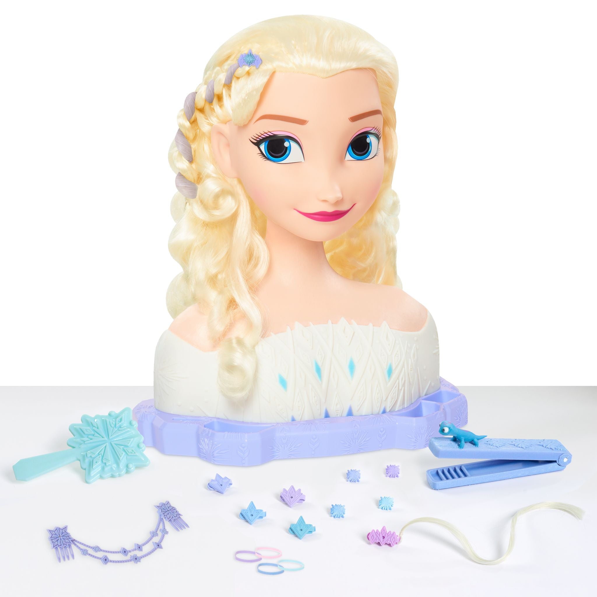 Disney Frozen 2 Deluxe Elsa Snow Queen Styling Head Toy