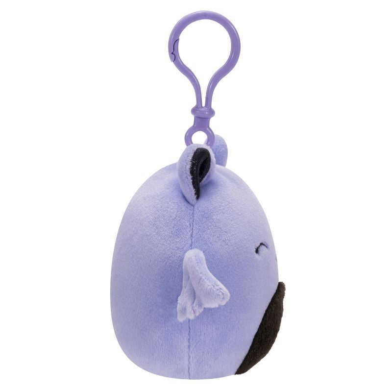 3.5-Inch Halloween Season Squishmallows Clip-On Plush - Adorable Purple Bat Joldy with Black Belly