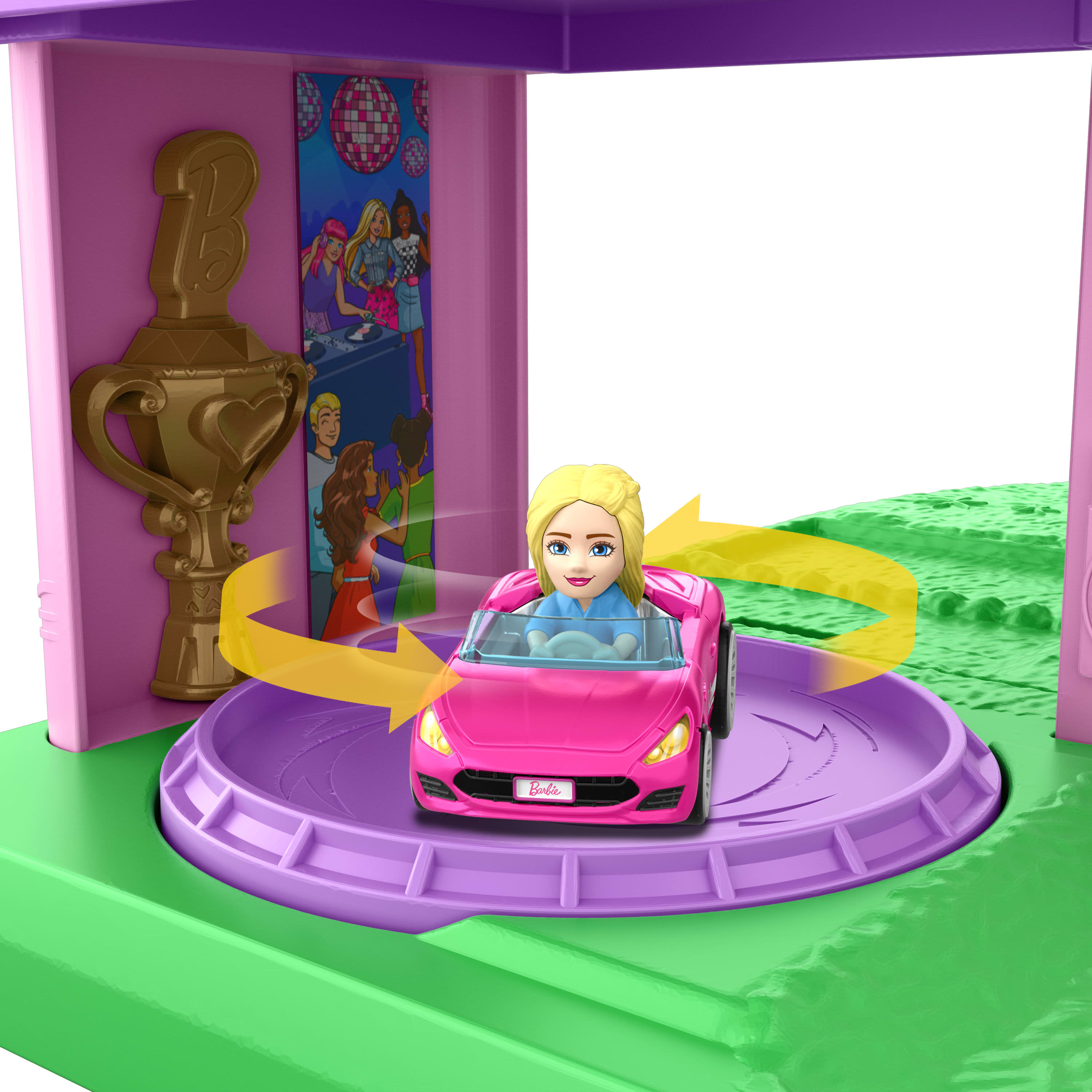 Hot Wheels RacerVerse Barbie Spiral Race Track Set - Super Fun Adventure!
