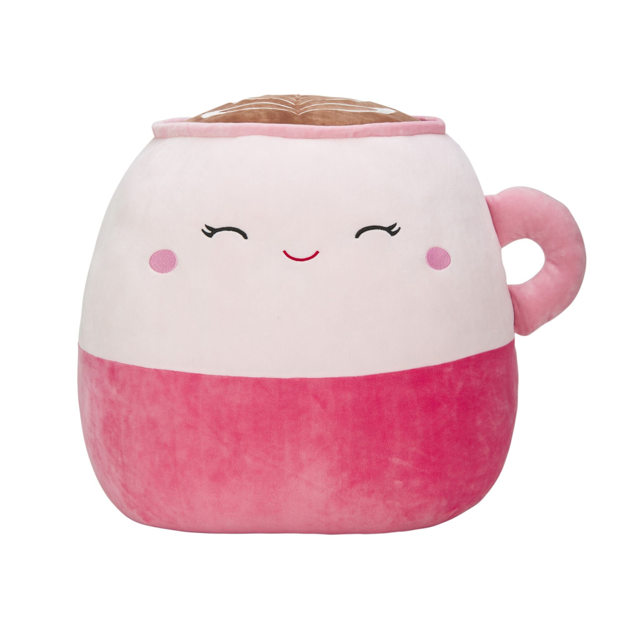 14-Inch Squishmallows S16 Emery - Adorable Pink Latte Plush Toy