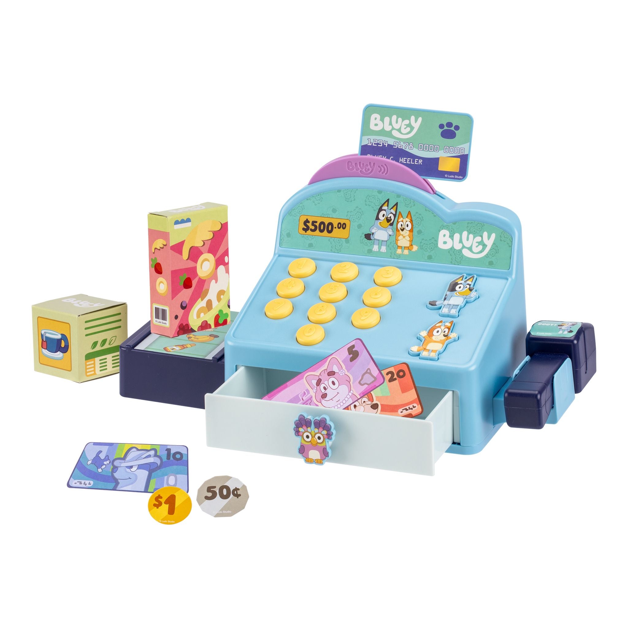 Bluey Season 11 Interactive Role - Play Cash Register for Kids