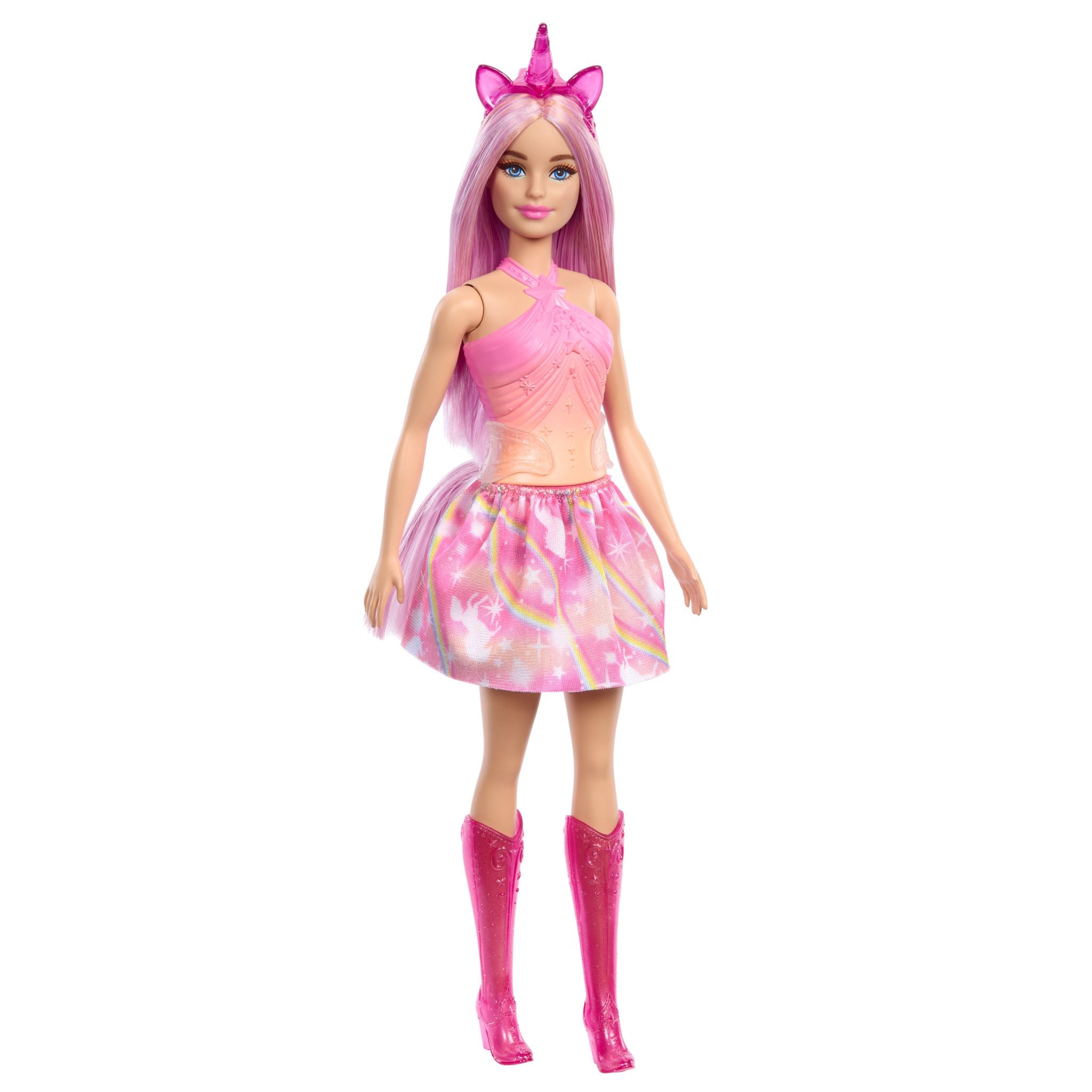 Hot Sale! Barbie Dreamtopia Unicorn Doll Featuring Stunning Pink Hair for Kids