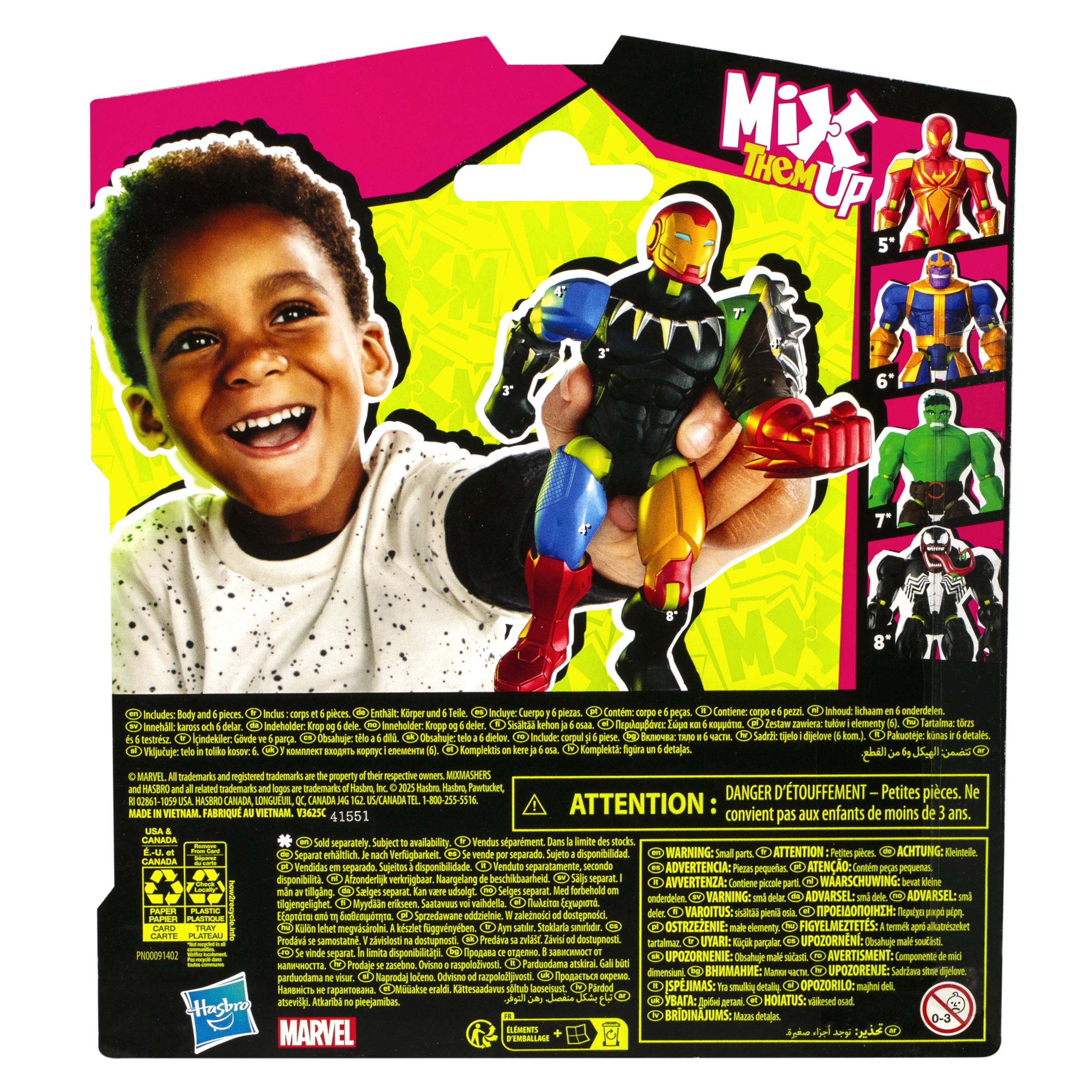 Hot! Avengers Mixmashers Assorted Basic Figures