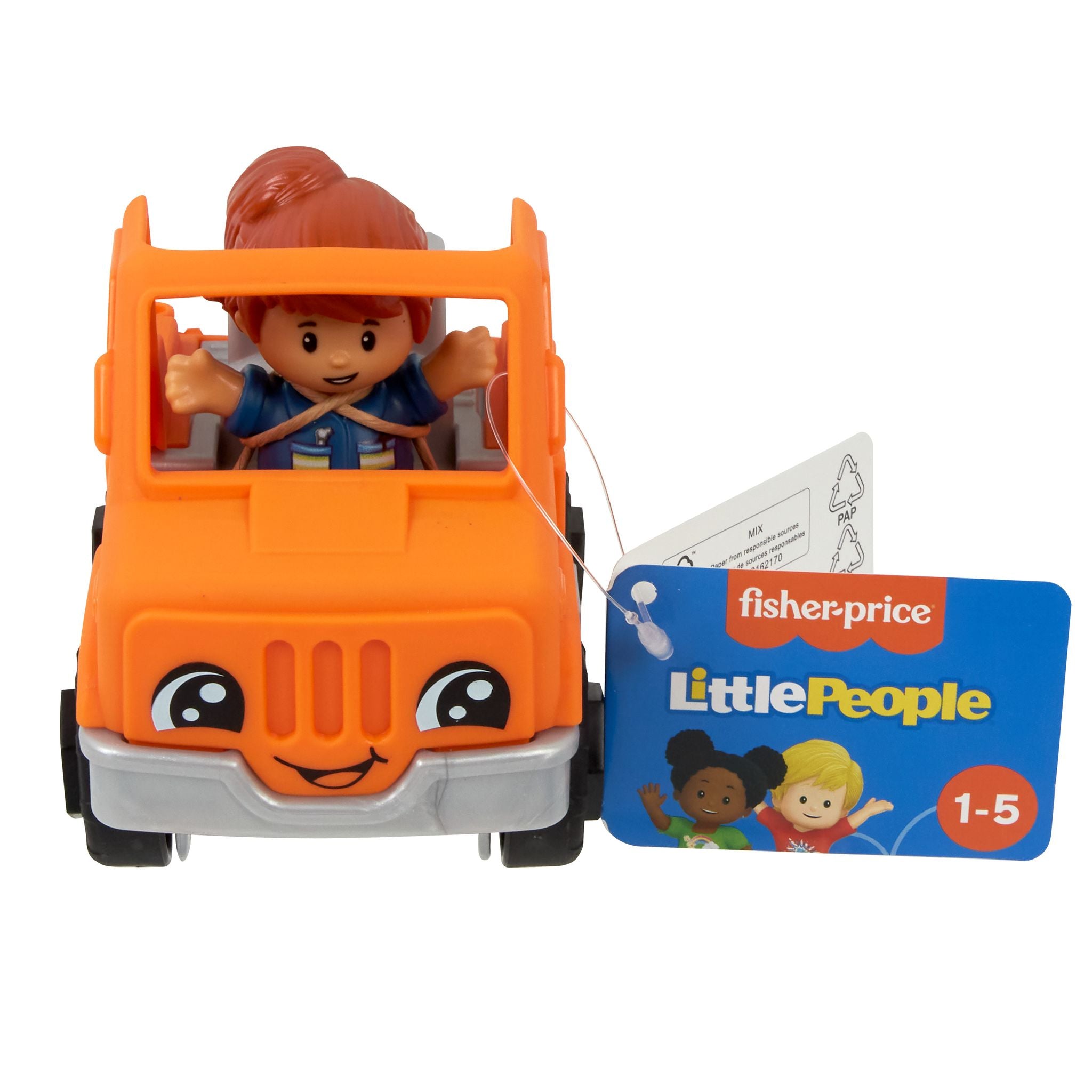 Fisher-Price Little People Push - Along Tow Truck: Fun for Toddlers!