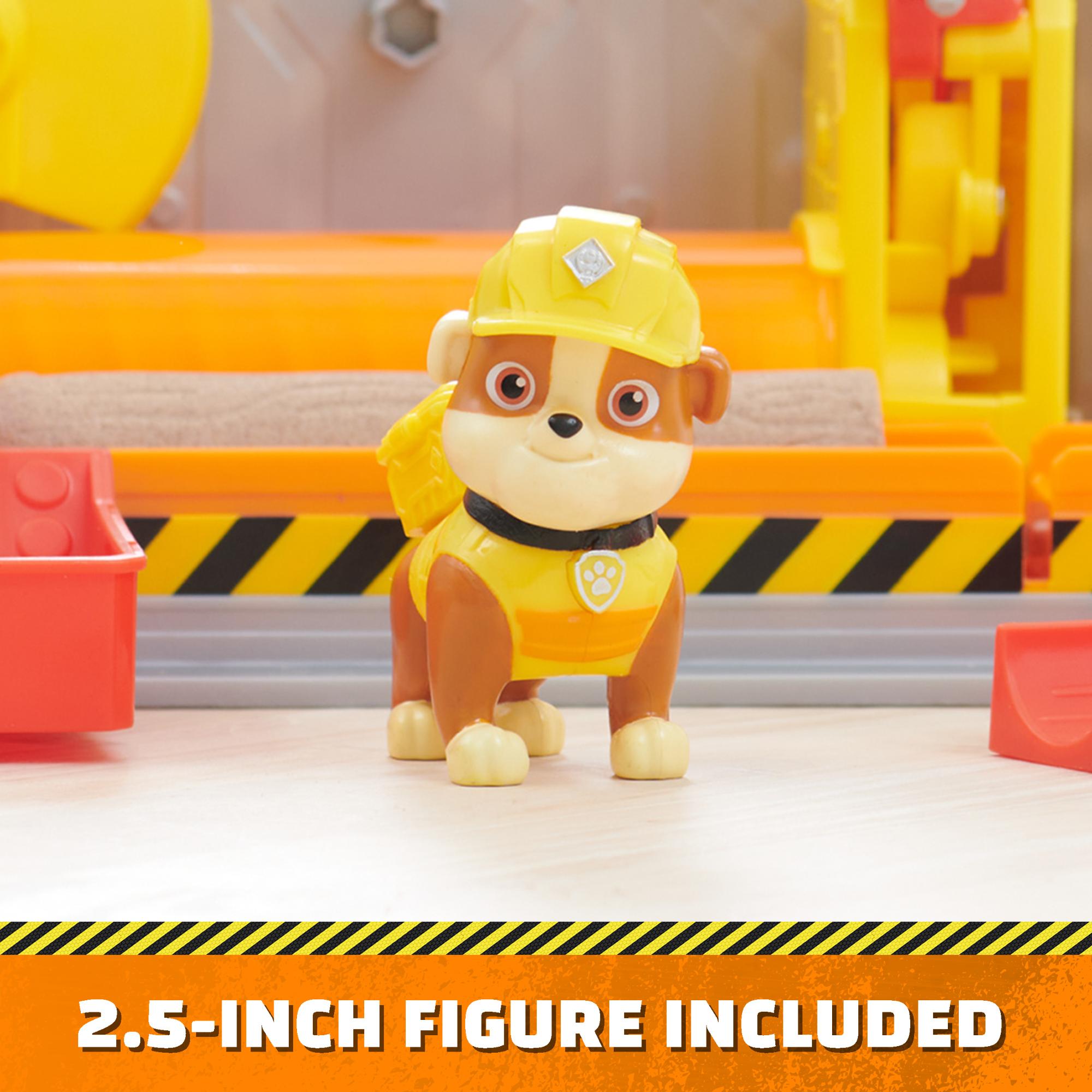 Rubble & Crew Paw Patrol Rubble's Interactive Workshop Playset for Kids