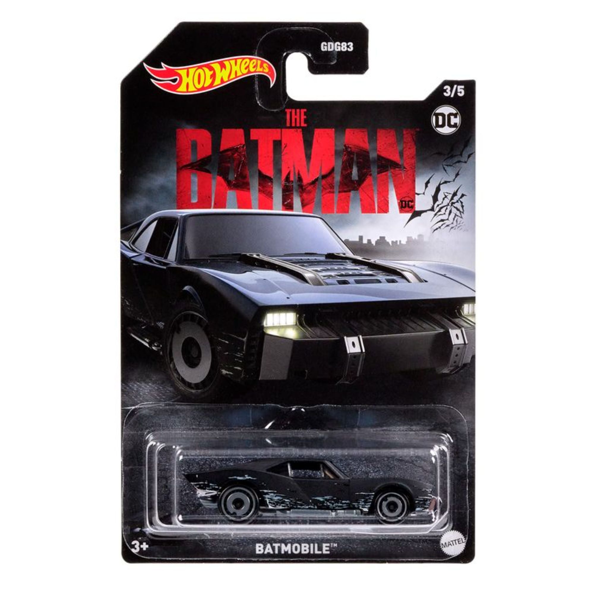 Hot Wheels Themed 1:64 Scale Batman Batmobile Entertainment Vehicle - Great for Collectors!