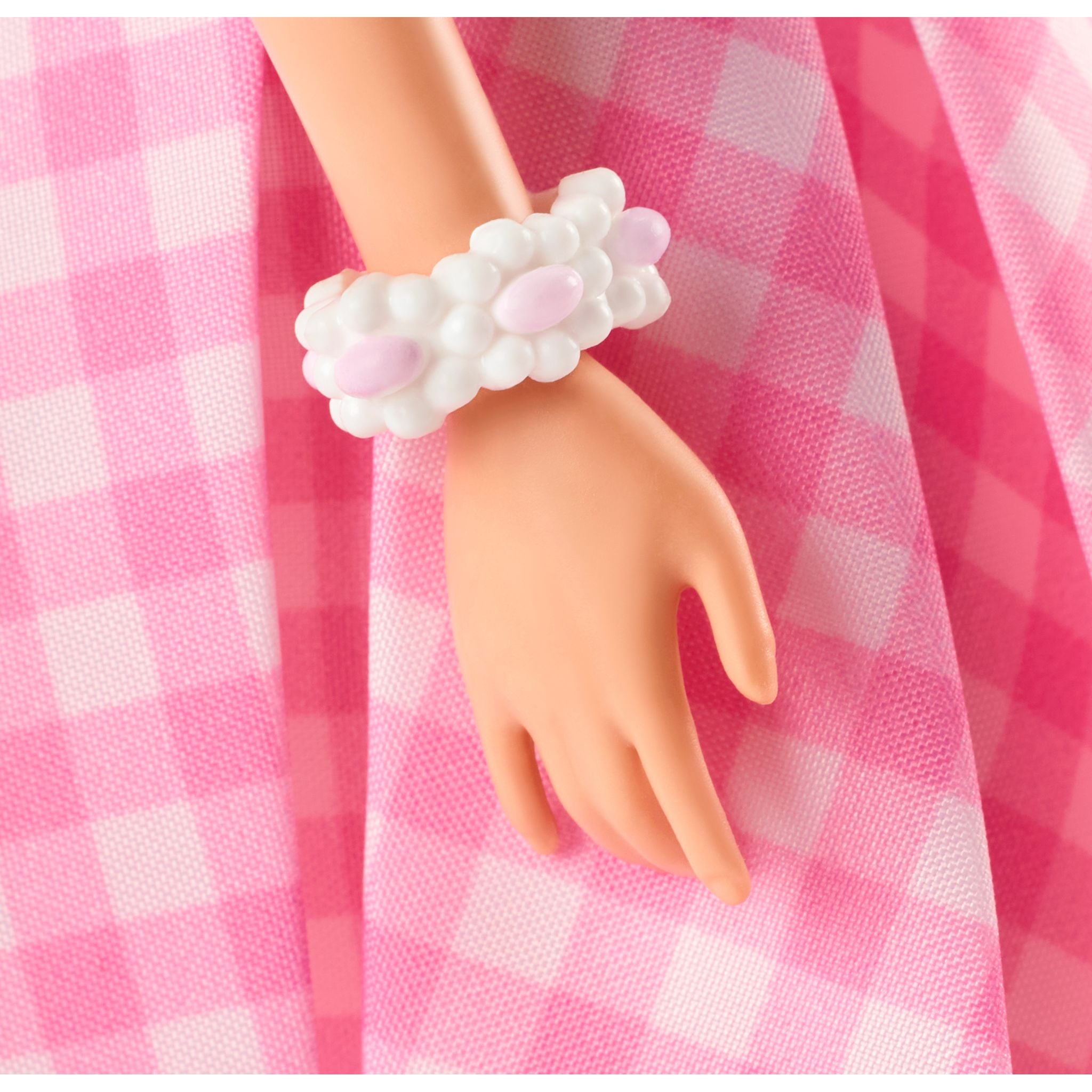 Barbie Doll in Pink Gingham Dress Inspired by Barbie The Movie