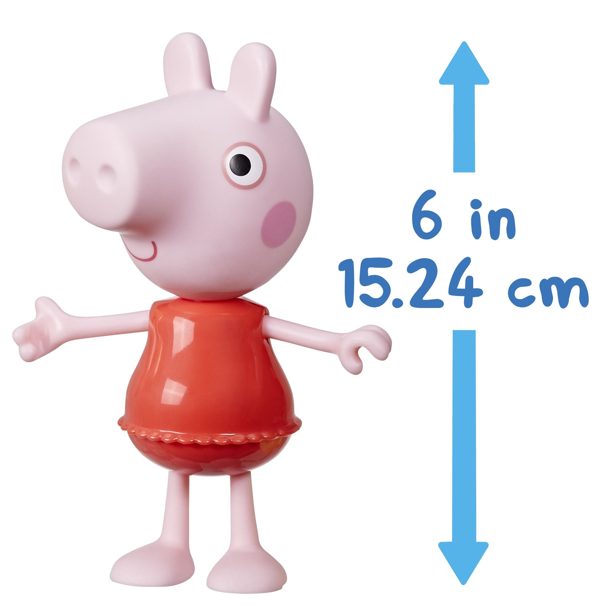 Hot! Peppa Pig 6-Inch Dress-Up Figure