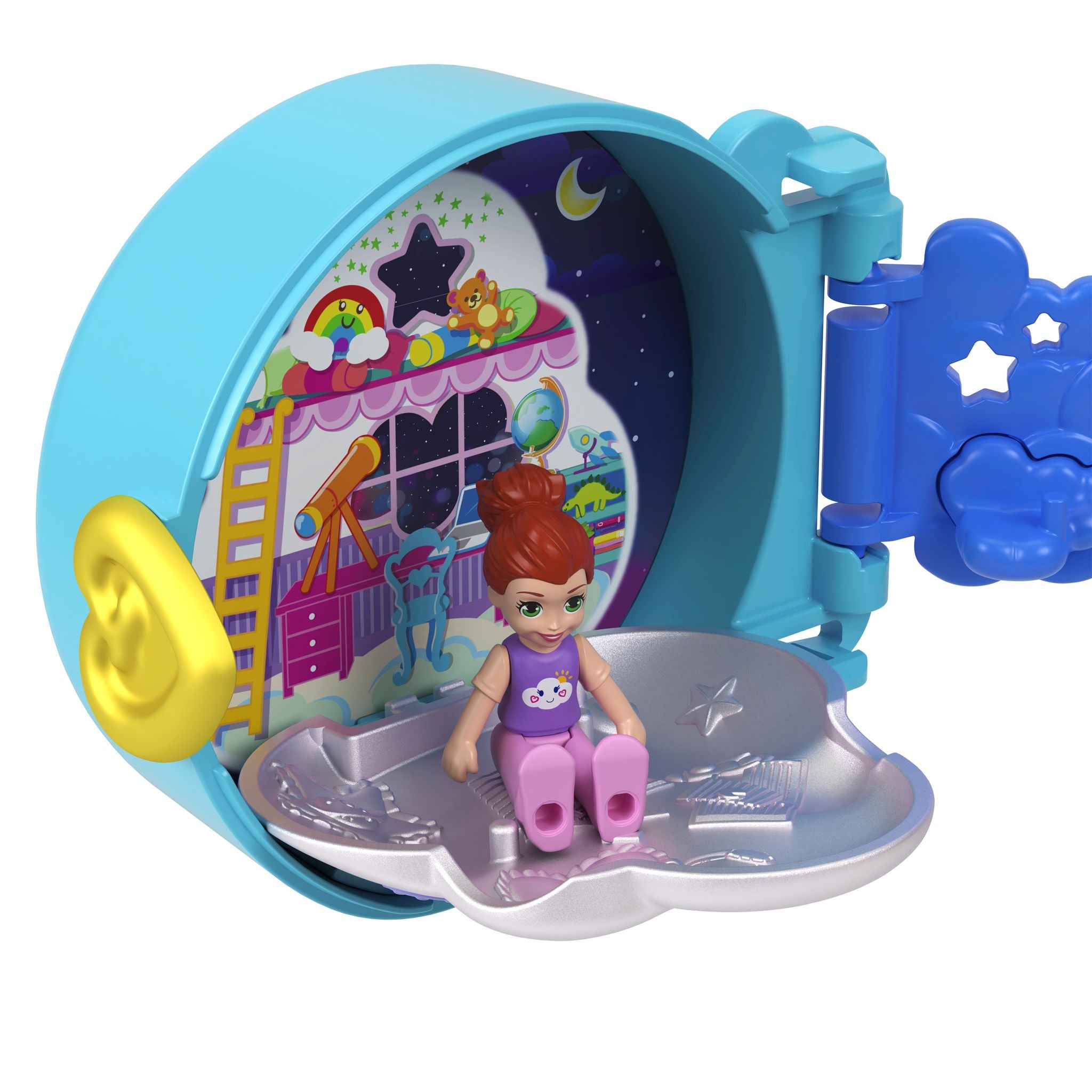 Hot! Polly Pocket On - The - Go Fun: Rainbow Cloud