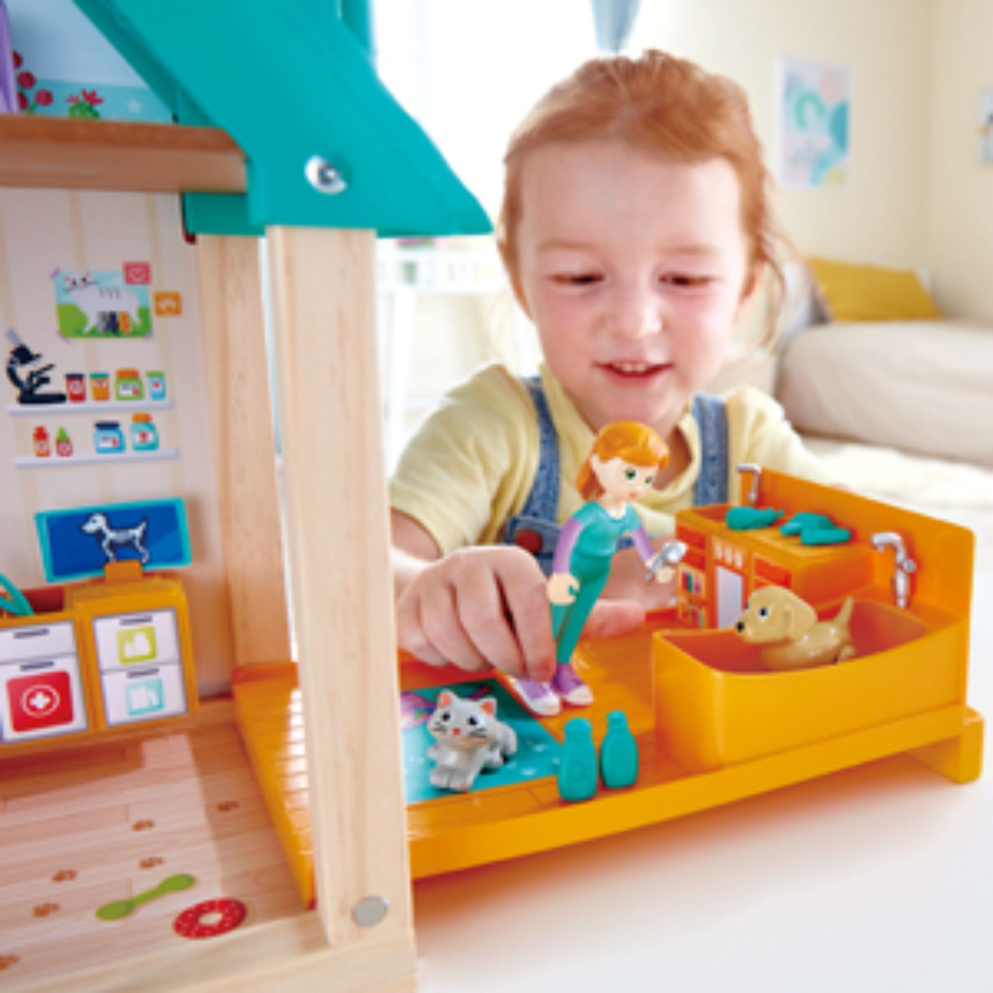 Hape Kids' Adventure Furry Friend Vet Set - Perfect Gift for Young Pet Lovers