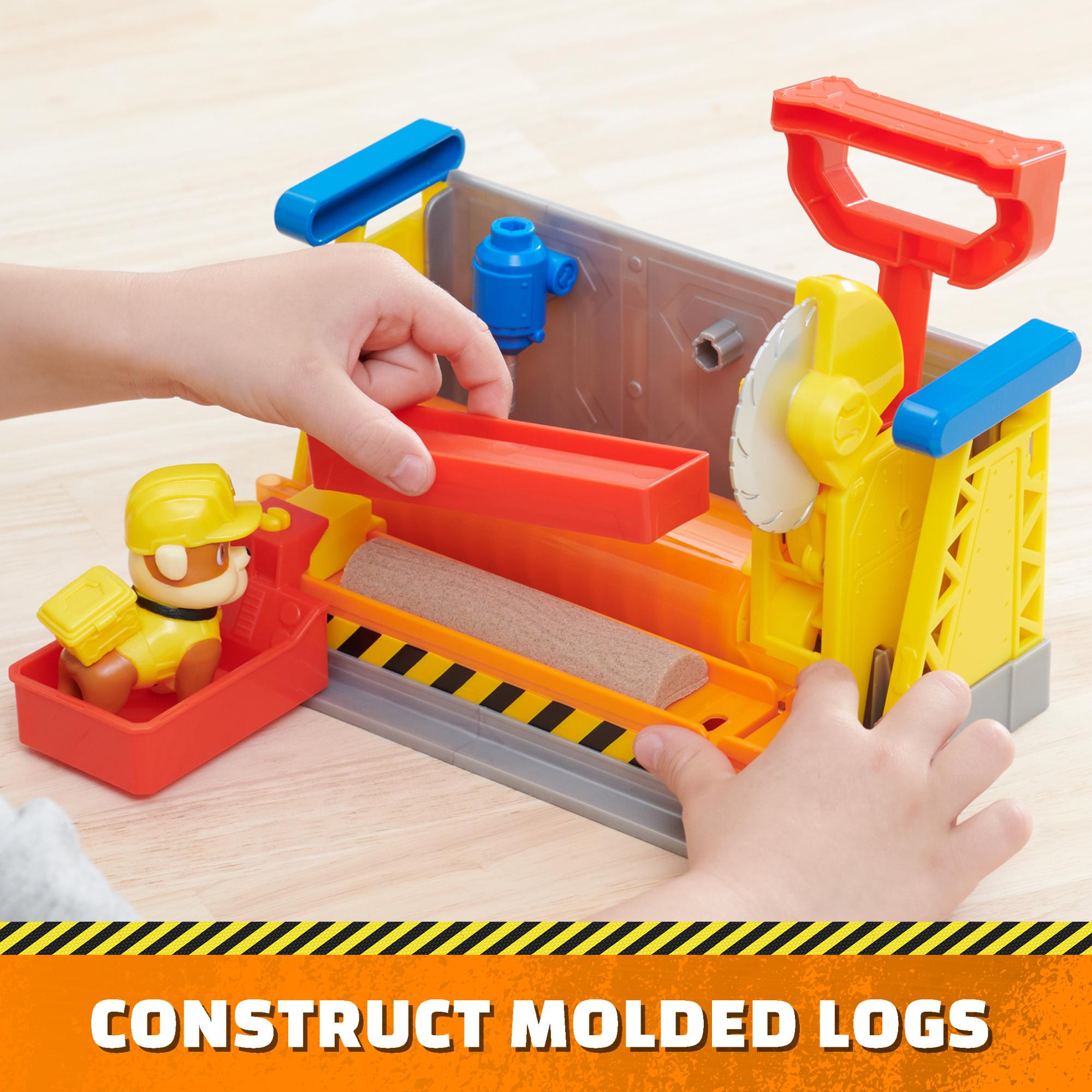 Rubble & Crew Paw Patrol Rubble's Interactive Workshop Playset for Kids