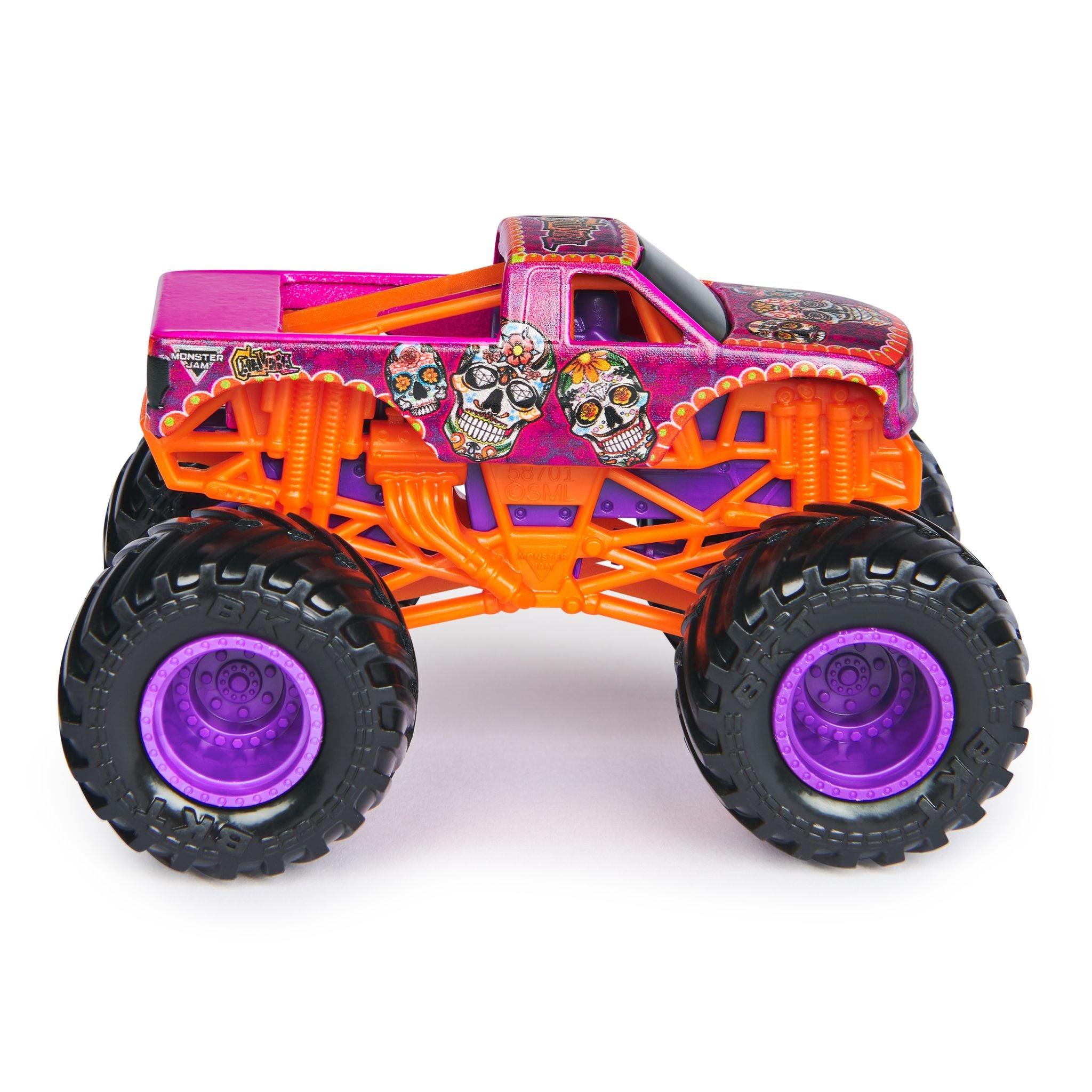 Hot Deal! Monster Jam 1:64 Scale 2-Pack - Monster Mutt Dalmatian vs Calavera Die-Cast Trucks