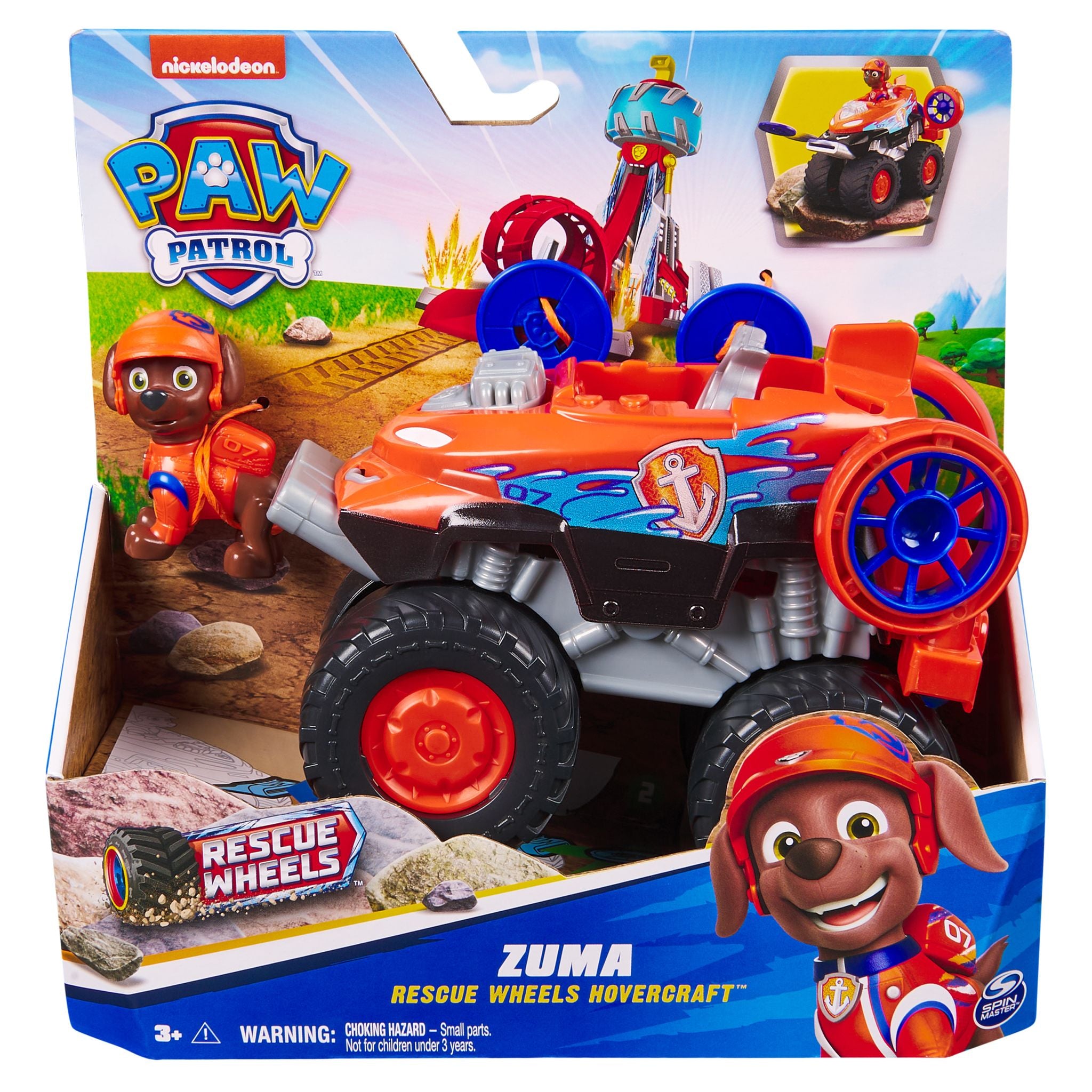 PAW Patrol Zuma's Rescue Wheels Hovercraft Toy for Exciting Pretend Play