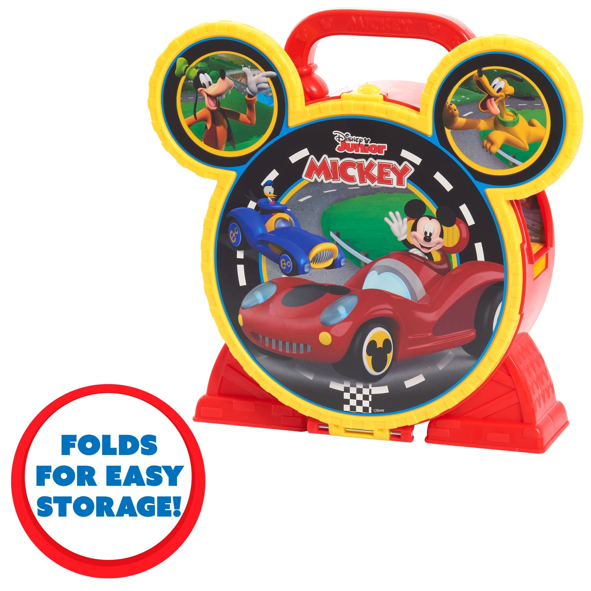 Hot Deal! Disney Junior Mickey Mouse Portable Stow N' Go Garage Playset