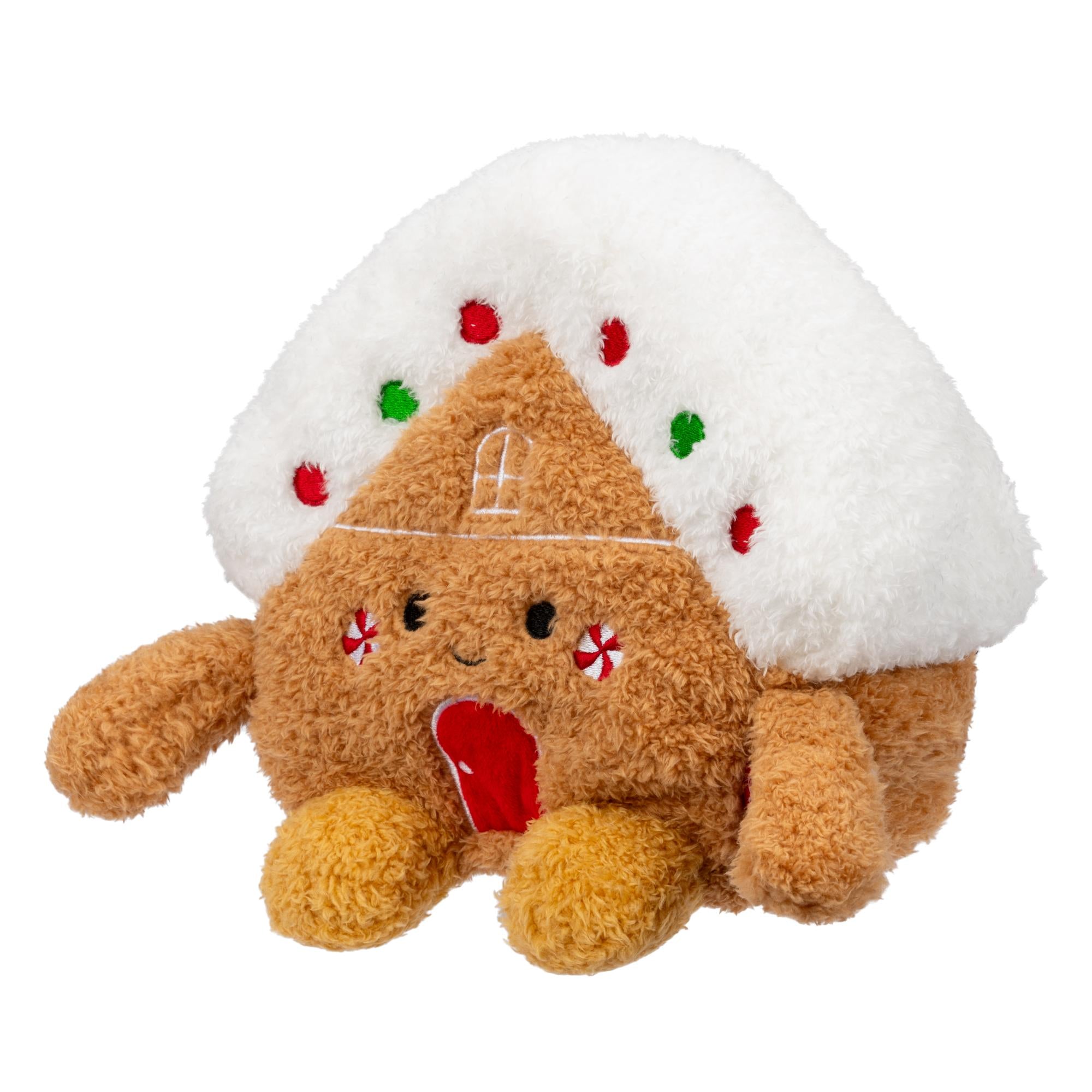 7.5 - Inch Soft Plush Holidaybumz: Gingerbread House Georgette