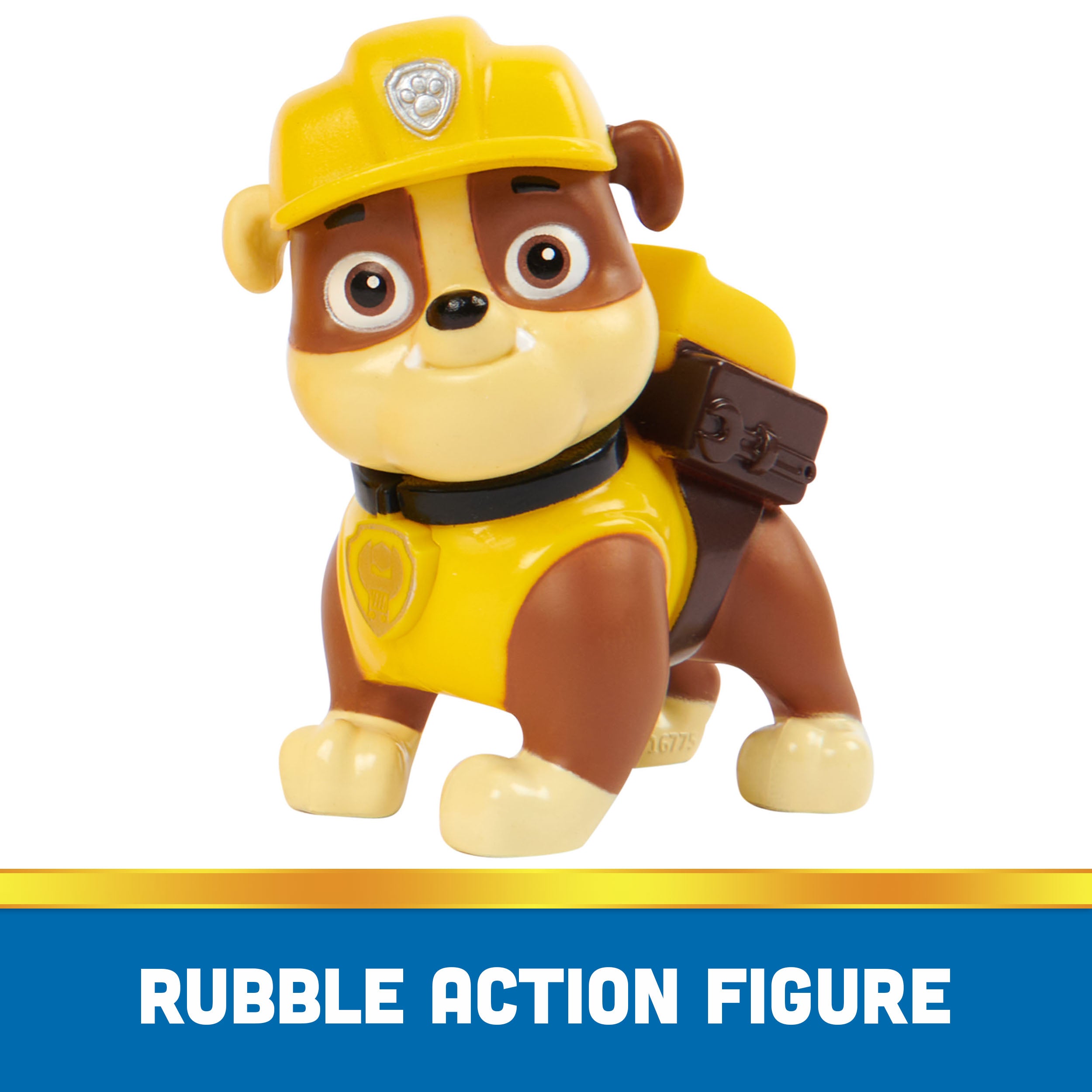 PAW Patrol Rubble's Bulldozer - Sustainable Construction Toy Vehicle for Kids