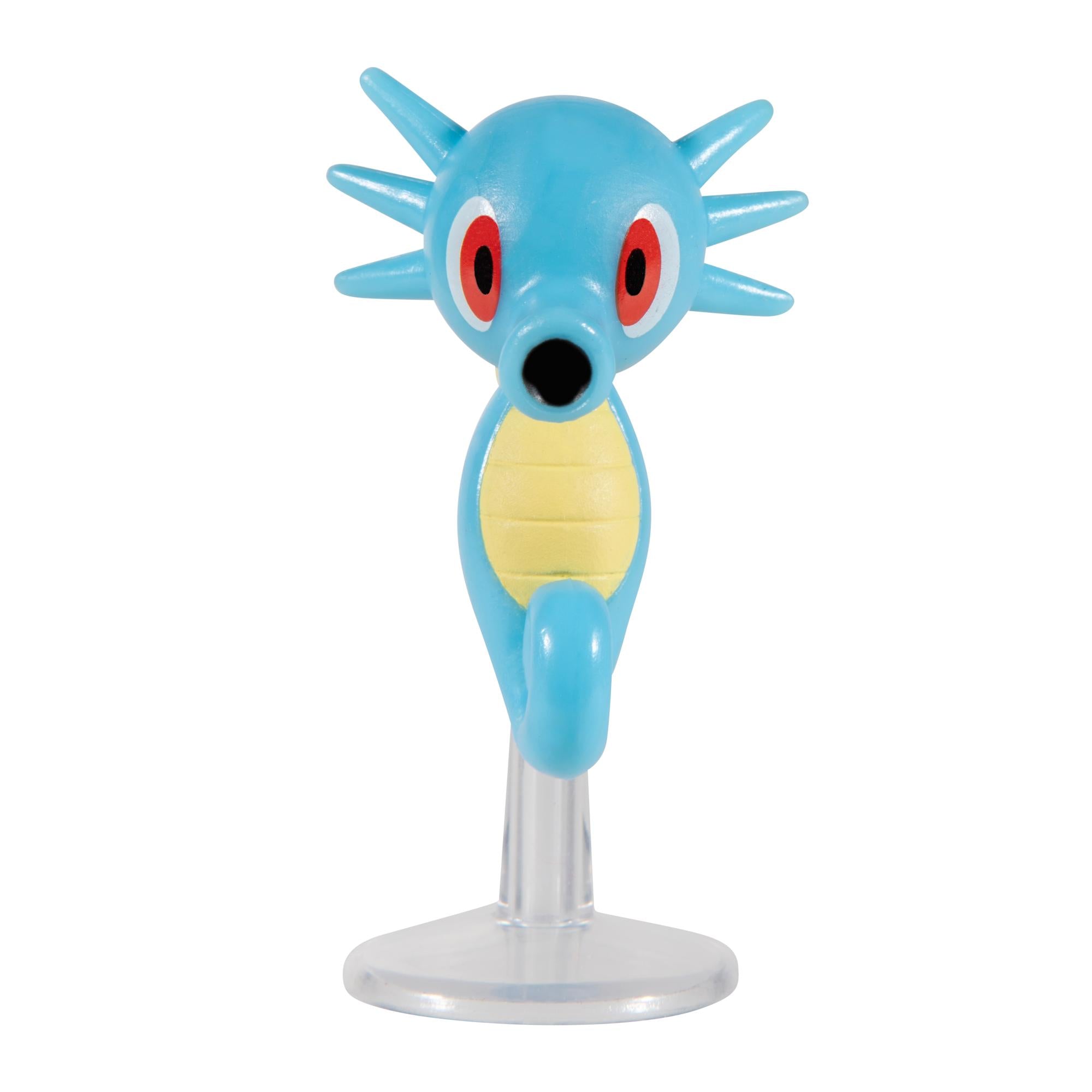 Hot! Pokemon Clip N Go Horsea with Net Ball Set
