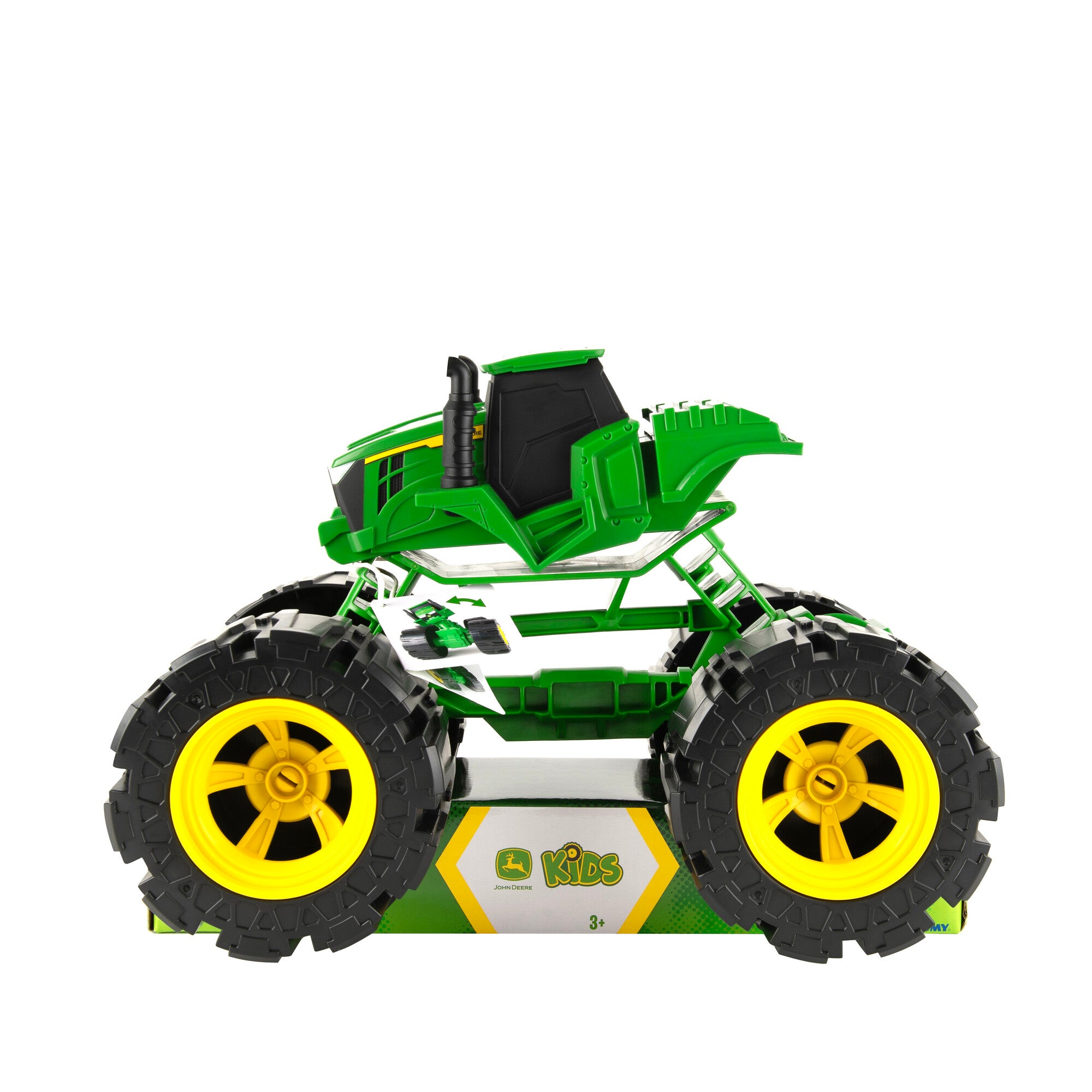 Hot Sale! John Deere All-Terrain Monster Treads Plastic Tractor for Kids Aged 3+