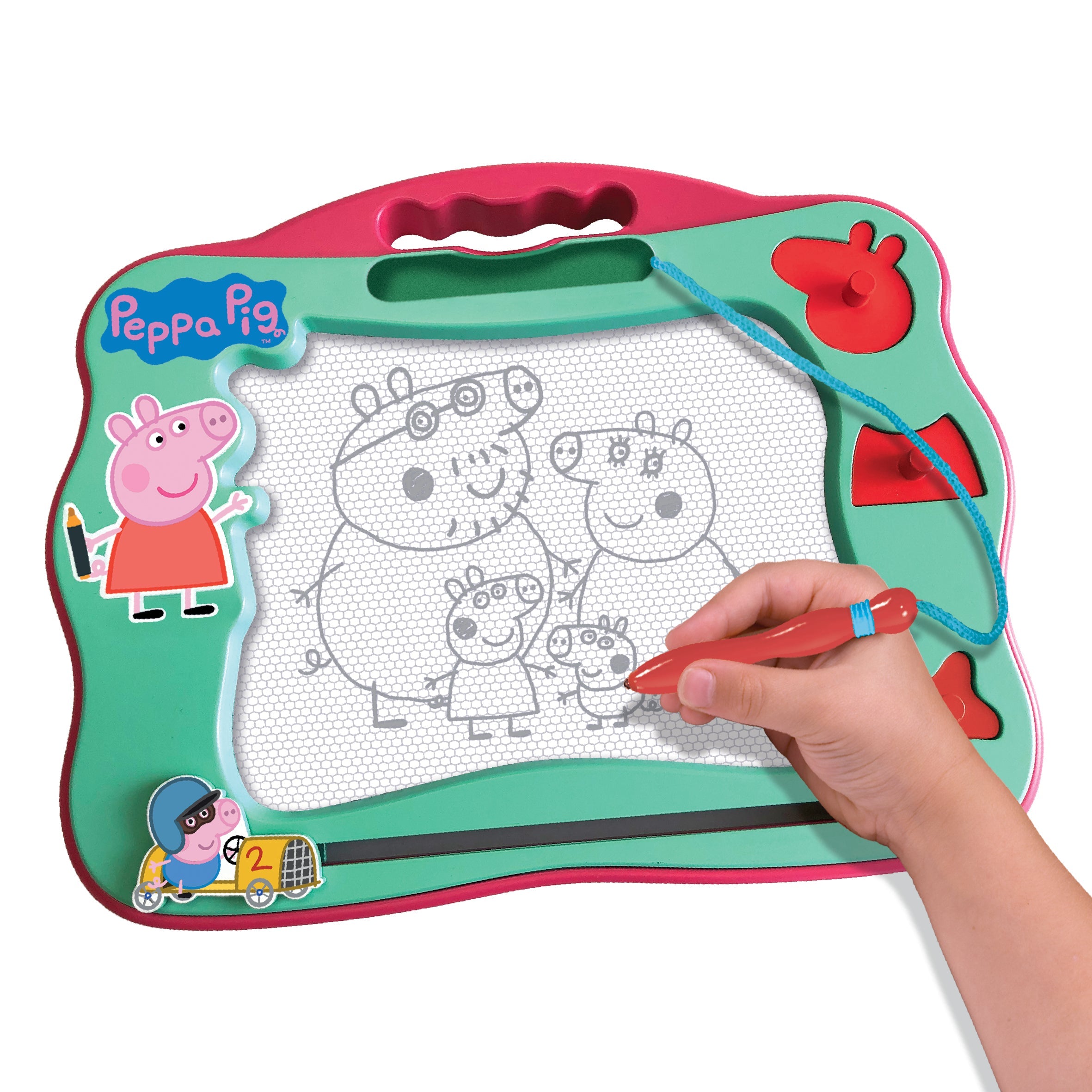 Hot! Peppa Pig Magnetic Travel Scribbler for Drawing Fun