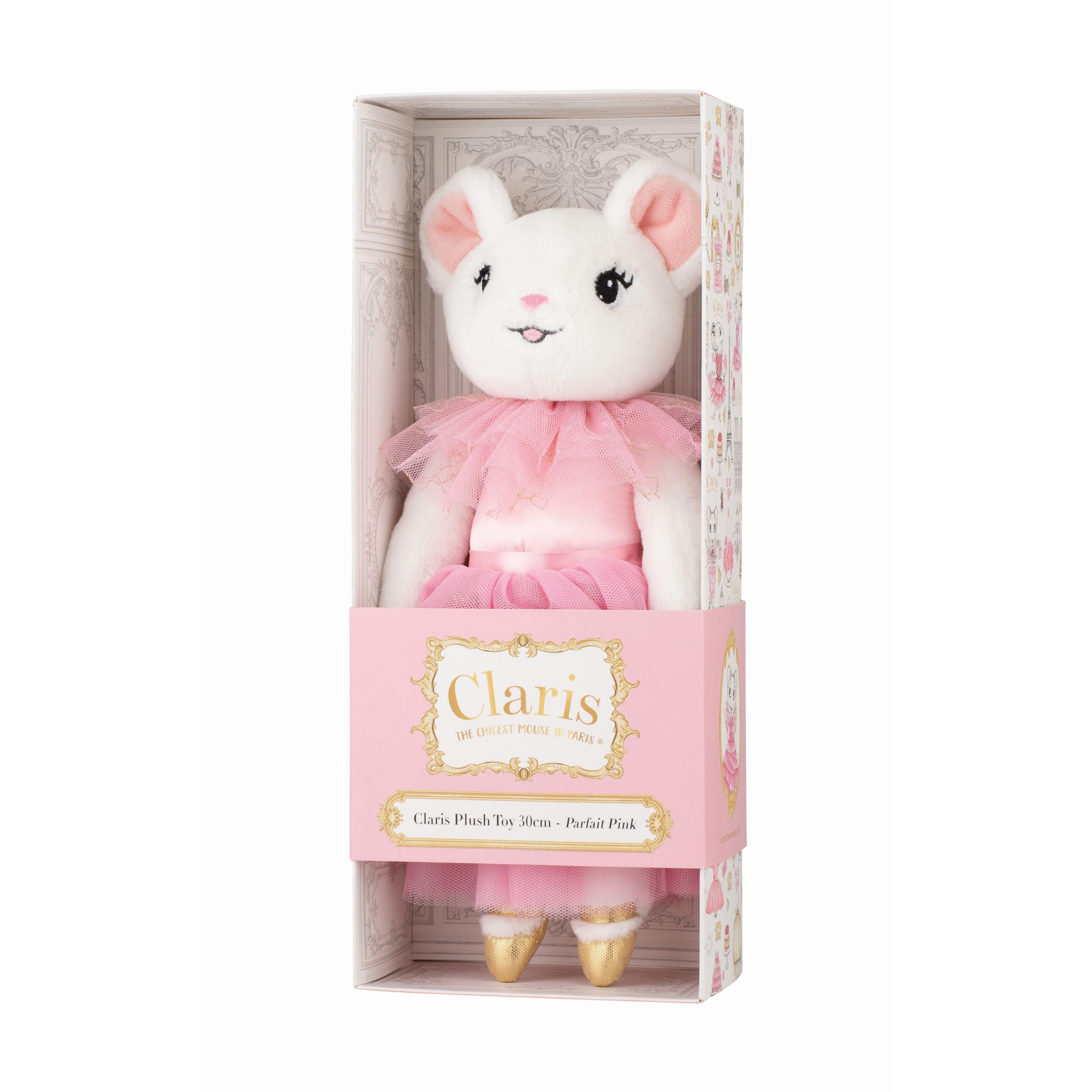 Limited Offer! 30cm Parfait Pink Claris Mouse Plush Toy for Charming Collectors