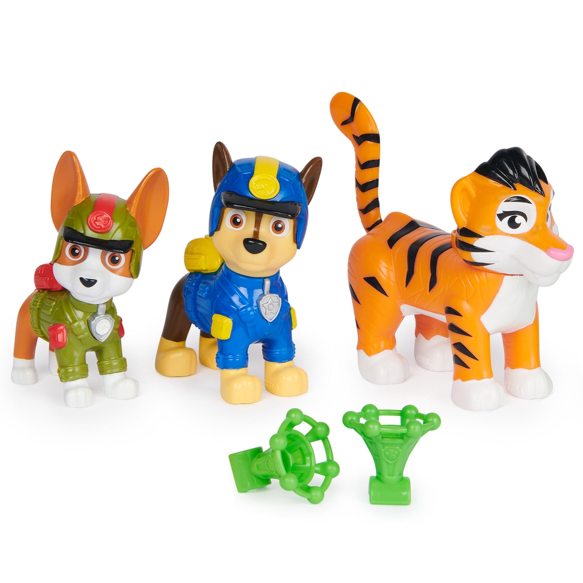 PAW Patrol Jungle Hero Set: Chase, Tracker & Tiger Action Figures