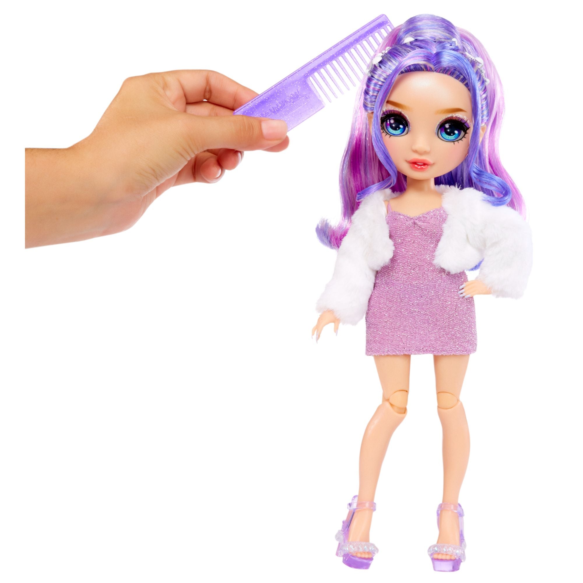 Hot Deal! Rainbow High Fashion Doll - Violet