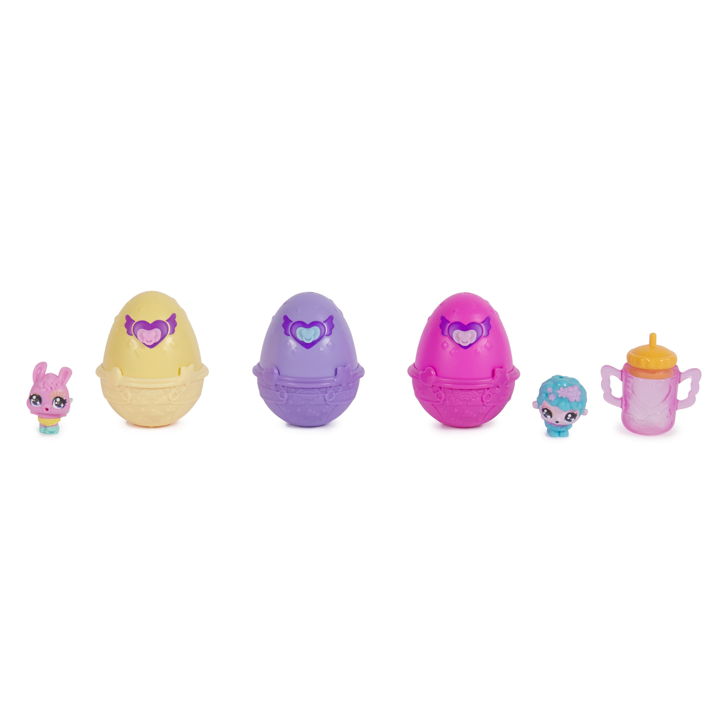 Hatchimals Alive! Colorful Spring Basket with 6 Surprise Toys