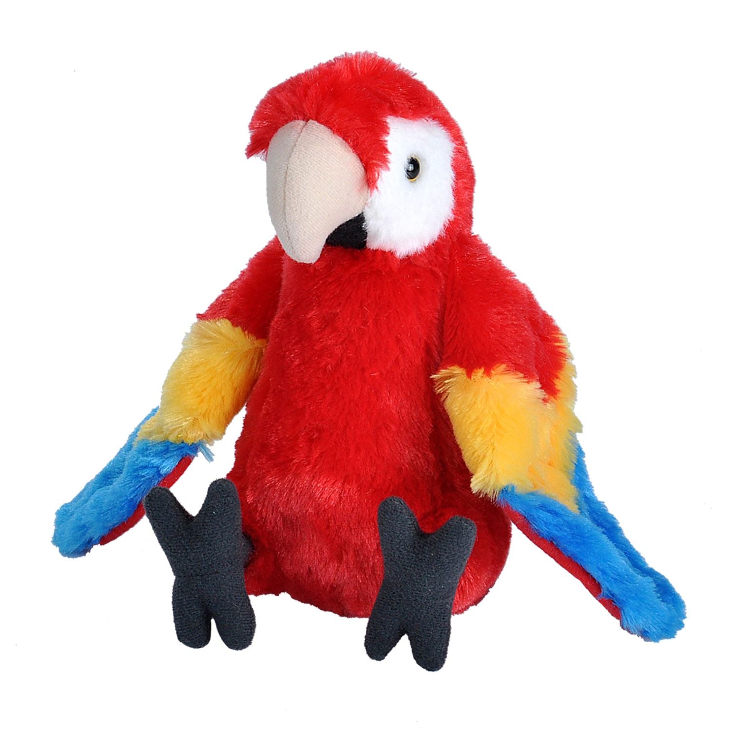 Wild Republic 8-Inch Mini Cuddlekins Scarlet Macaw - Adorable and Eco-Friendly!