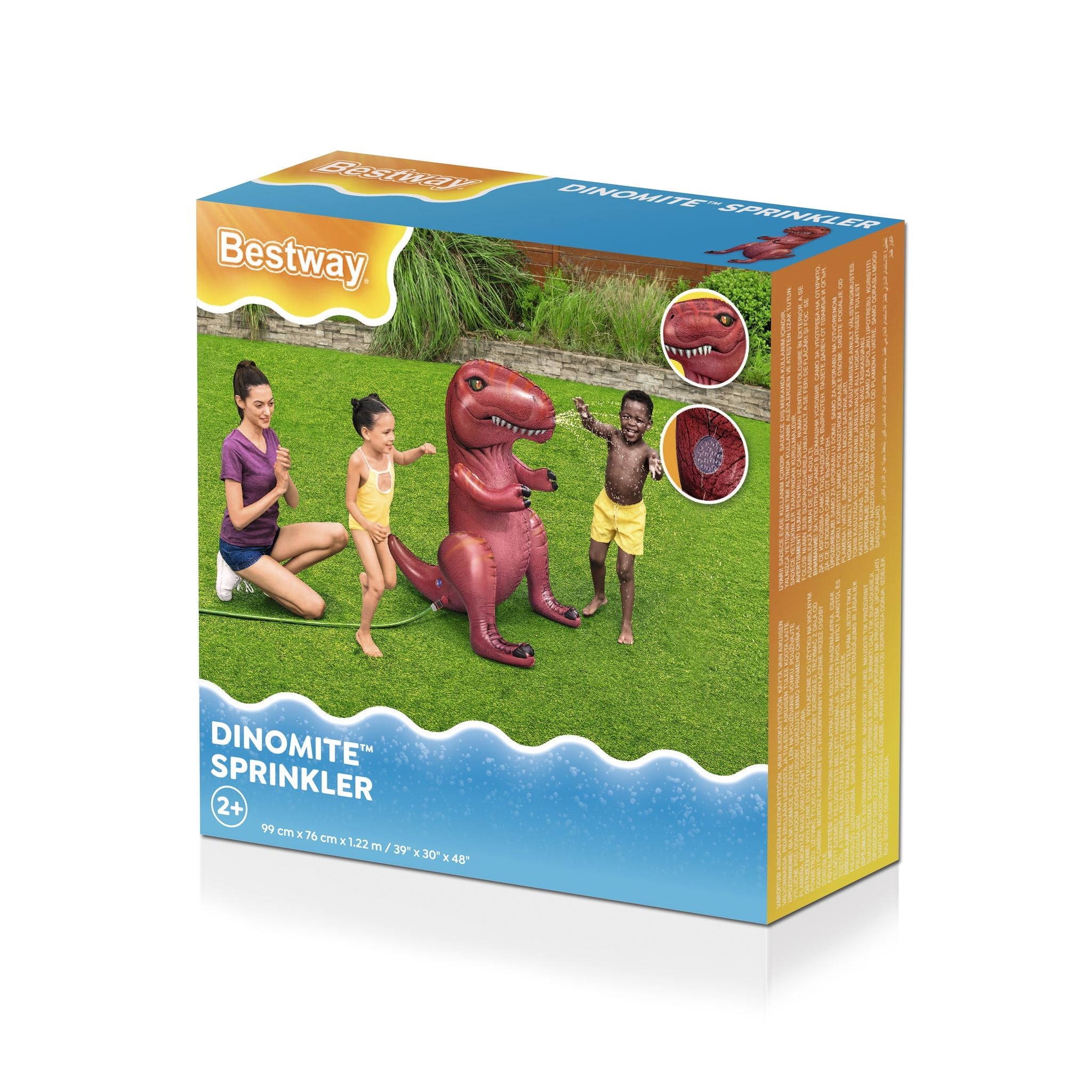 Bestway Realistic Dinomite Sprinkler for Kids Aged 2 and Up