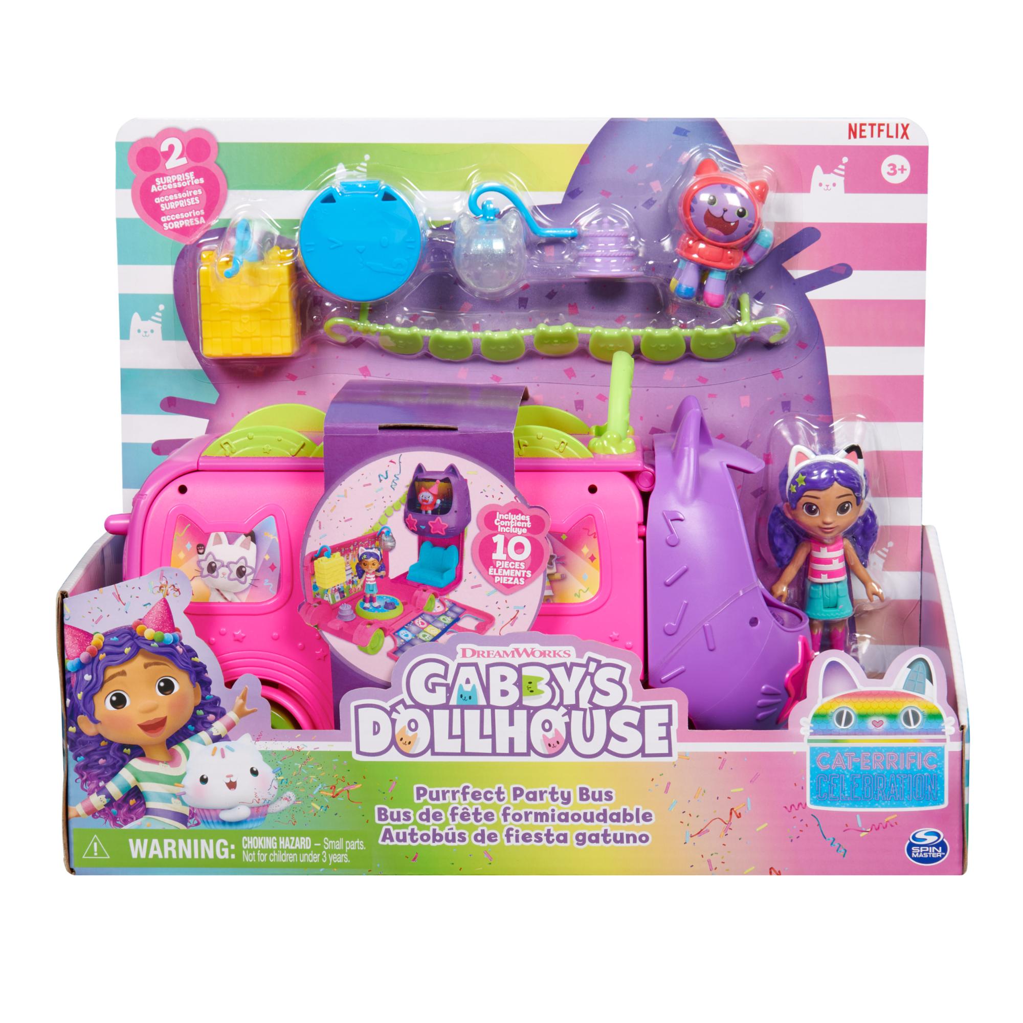 Gabby's Dollhouse Party Bus Playset - Exclusive Celebration Fun