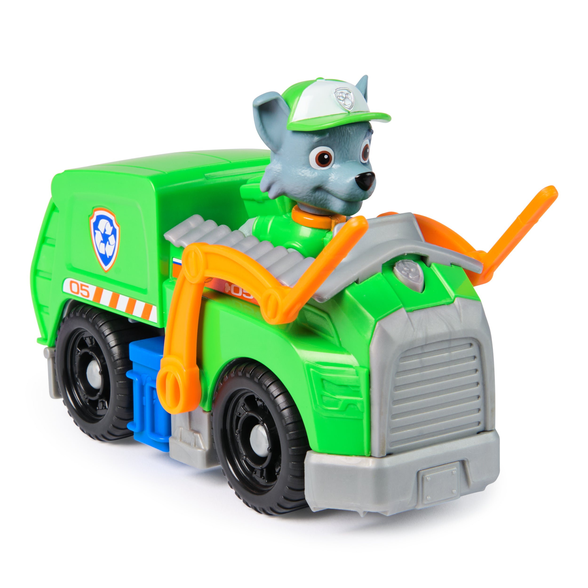 Hot Sale! PAW Patrol Rocky's Basic Rescue Trash Truck Toy for Kids