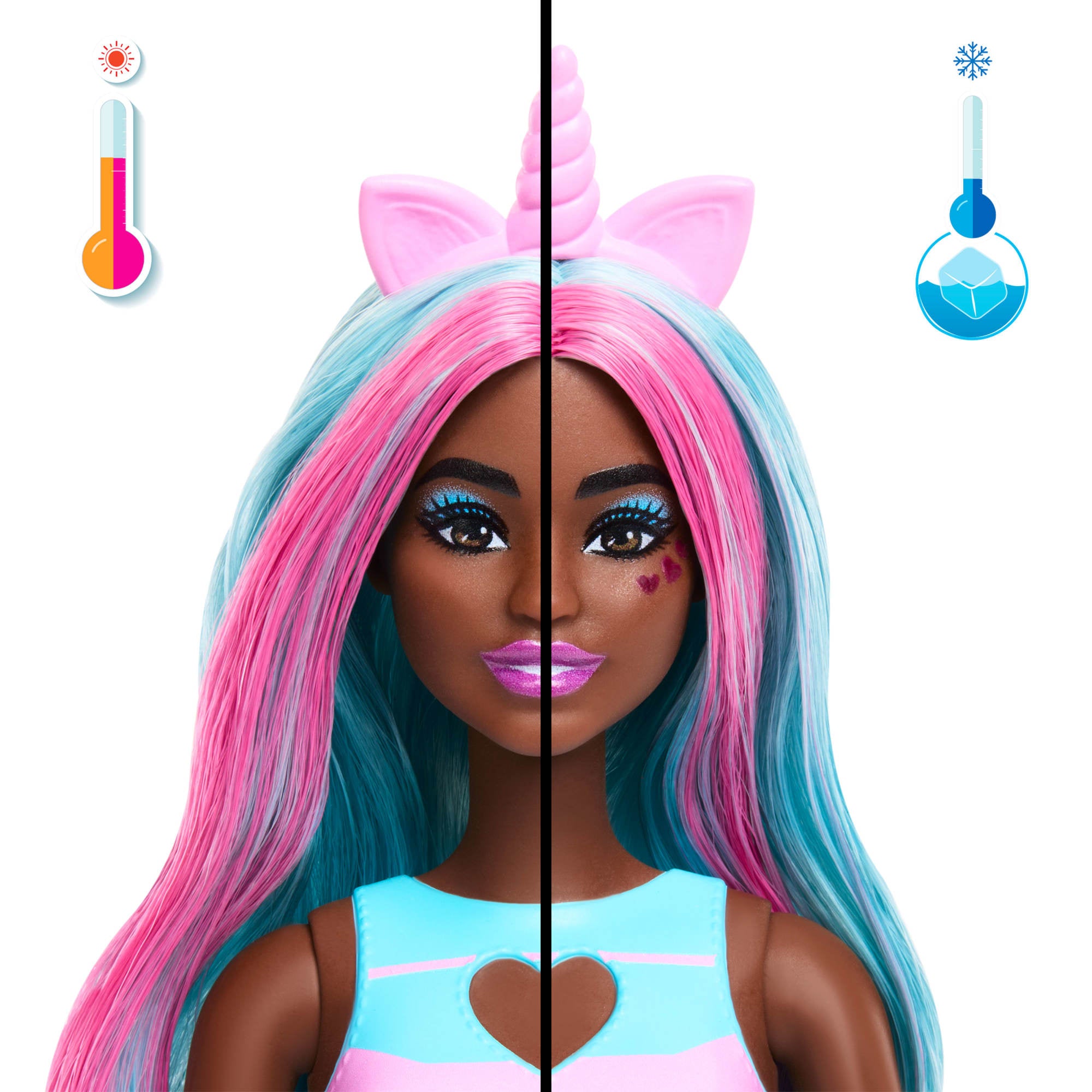 Barbie Pop Reveal Shakes Series - Enchanting Sweet Unicorn Edition