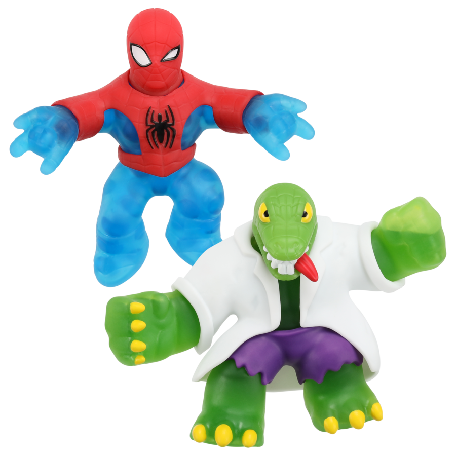 Hot! Heroes Of Goo Jit Zu Marvel S7 - Spider-Man vs Goo Shifter Lizard Versus Pack
