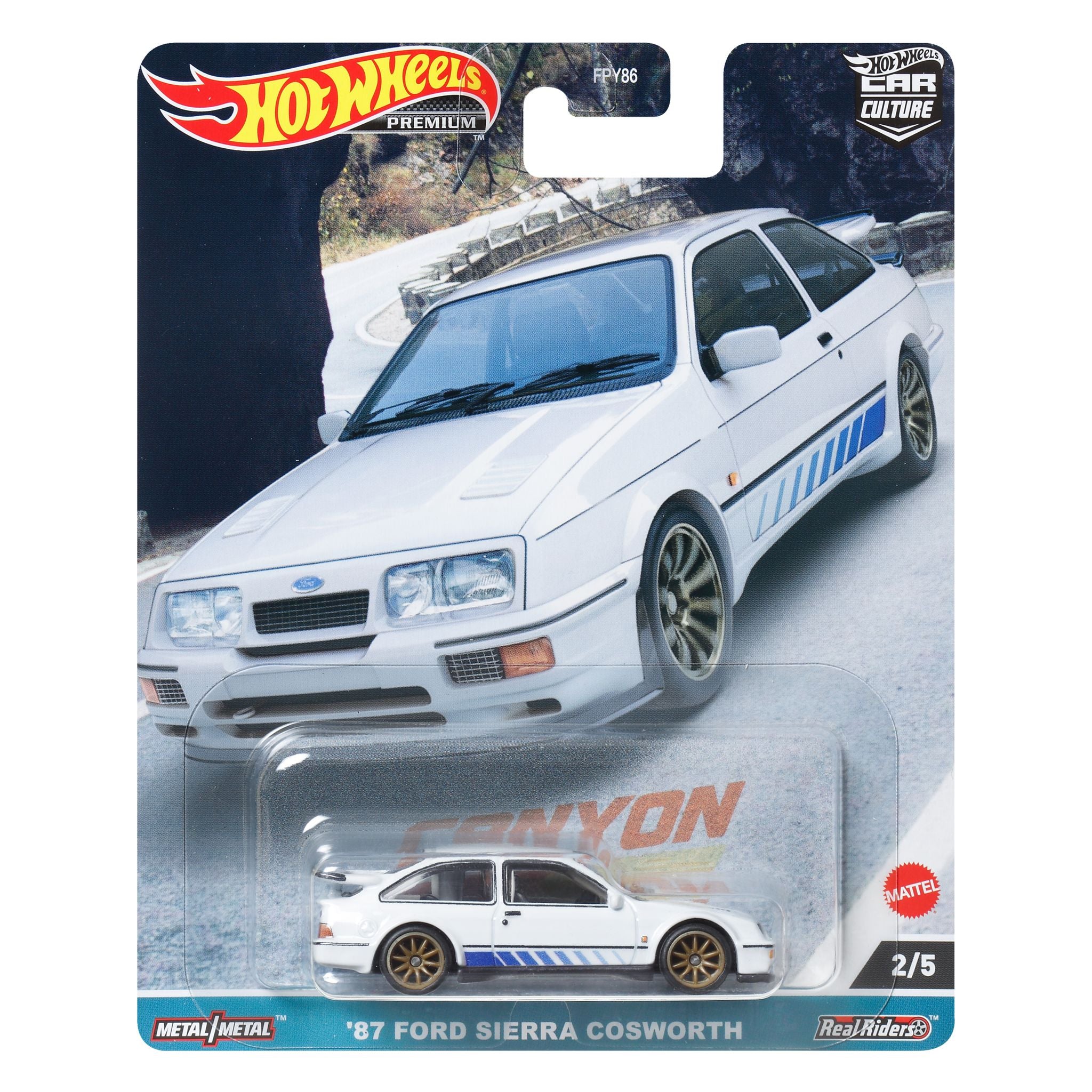 1987 Ford Sierra Cosworth - Premium Hot Wheels Car Culture 2/5