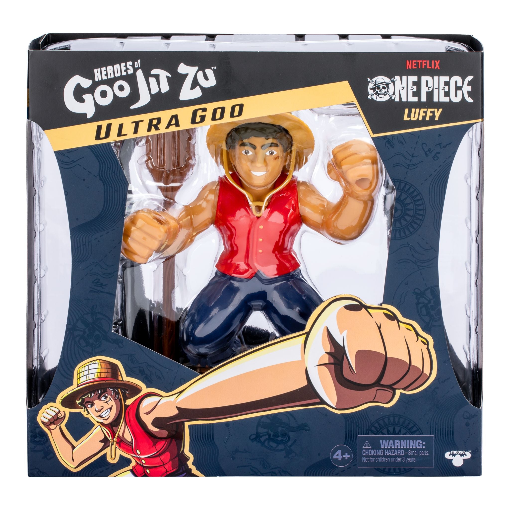 Hot! Heroes Of Goo Jit Zu Ultra Goo Hero Pack - One Piece Luffy