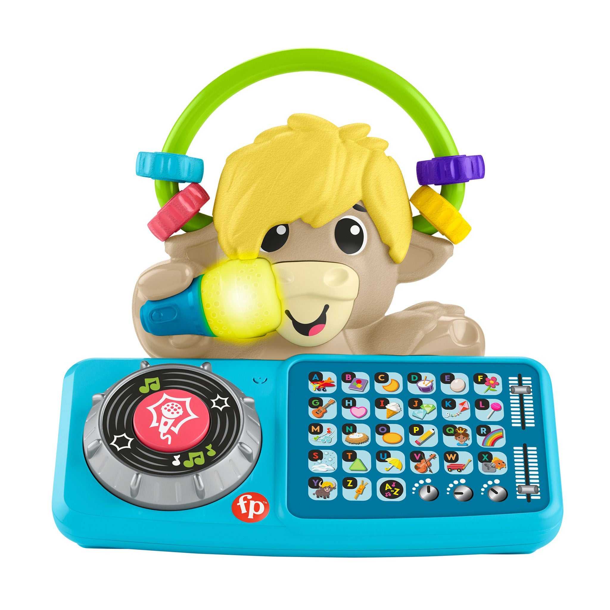 Fisher-Price Musical Link Squad A to Z Yak Toy for 9+ Months