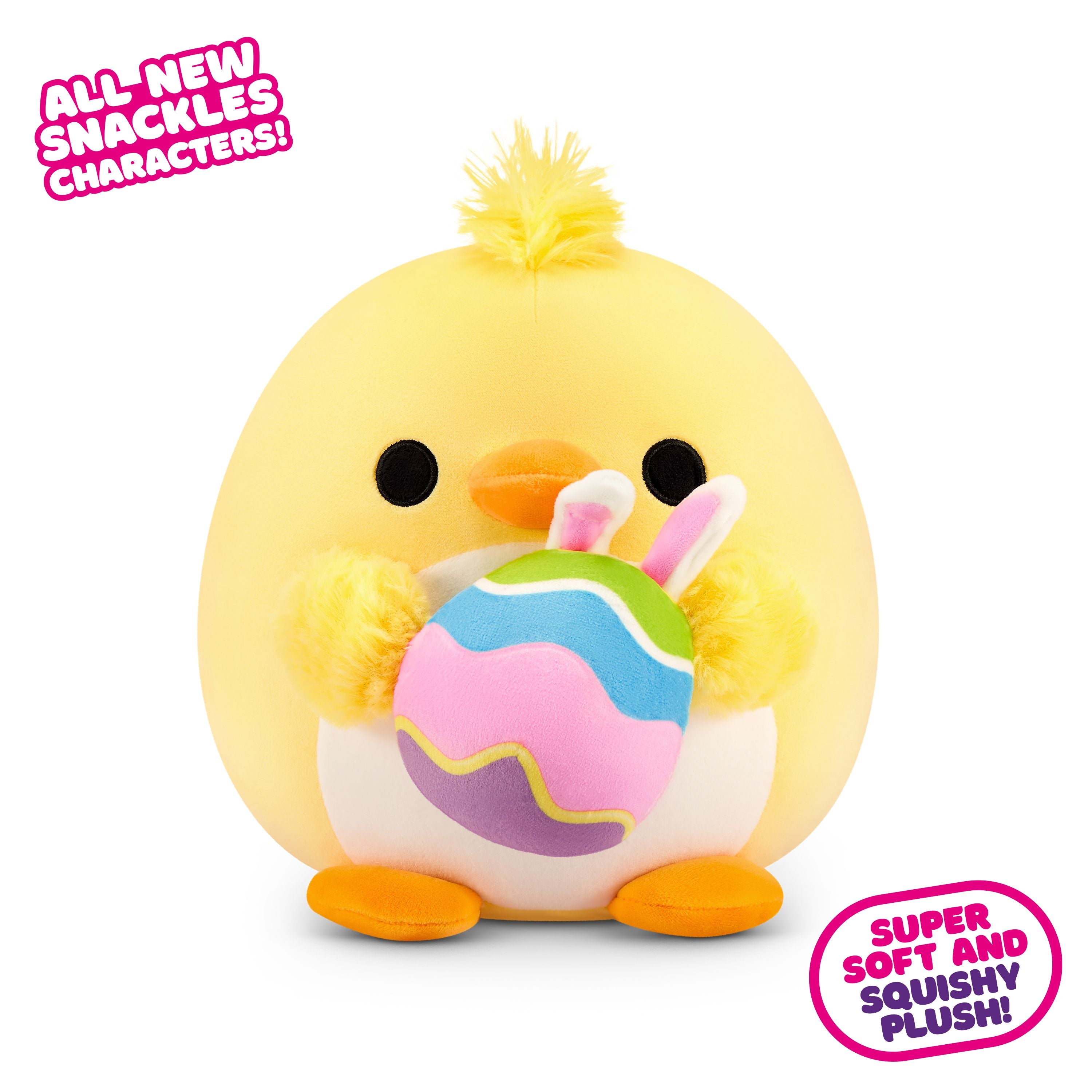 ZURU Easter Special: 14-Inch Snackles Ash Chick Plush